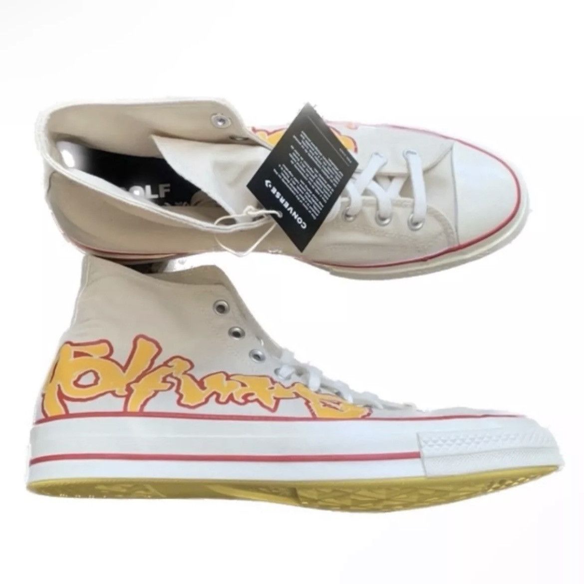 Golf Wang Converse By You x Golf Wang Hi-Top Sneakers Size 11.5 Size US 11.5 / EU 44-45 - 2 Thumbnail