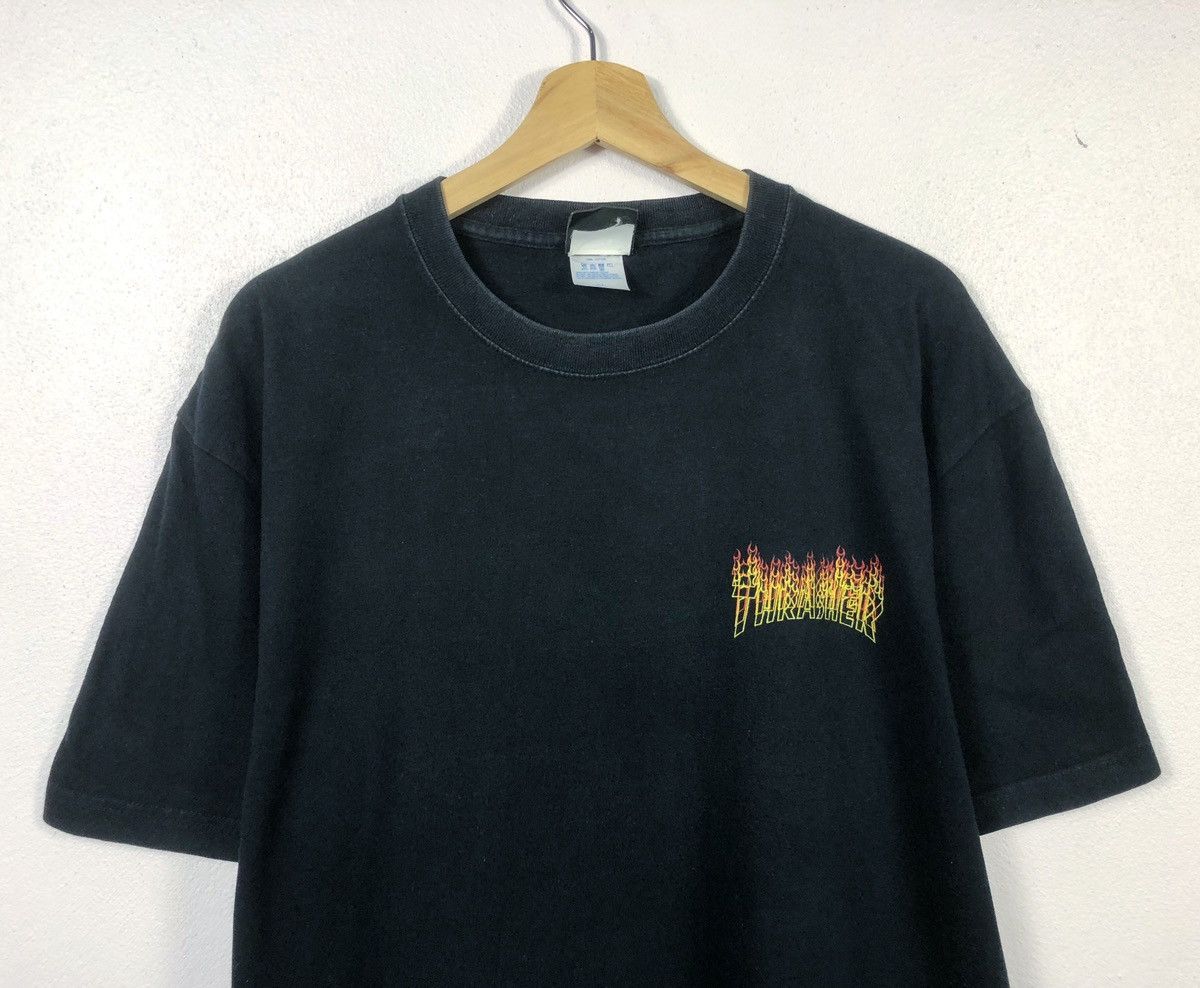 Thrasher Rare Vintage Thrasher Magazine Skateboard Tee Size US XL / EU 56 / 4 - 2 Thumbnail