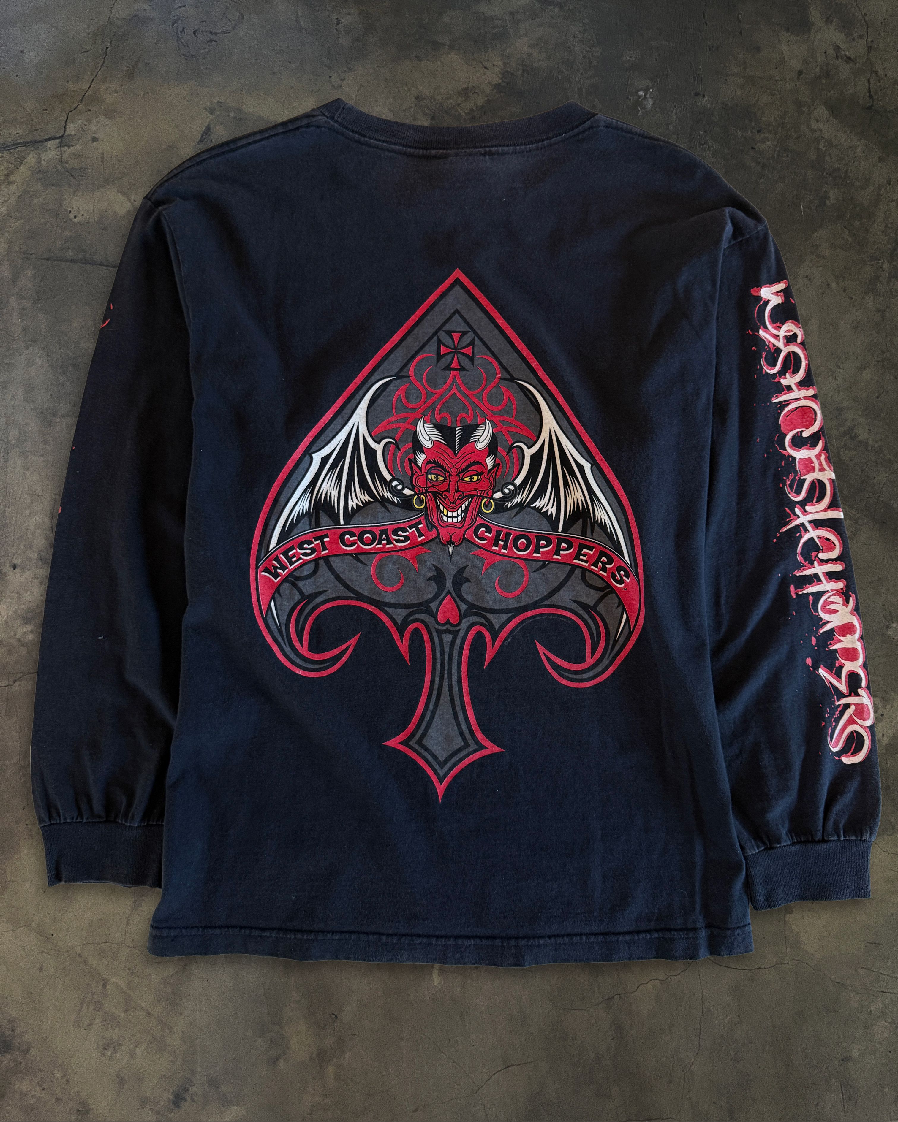 West Coast Choppers 2000's BLACK WEST COAST CHOPPERS LONG SLEEVE Size US M / EU 48-50 / 2 - 4 Thumbnail