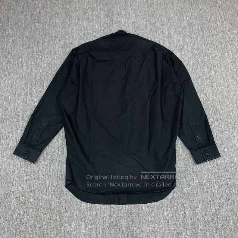 Balenciaga Balenciaga Black Washed Destroyed Old Shirt Jacket Size XS / US 0-2 / IT 36-38 - 2 Thumbnail