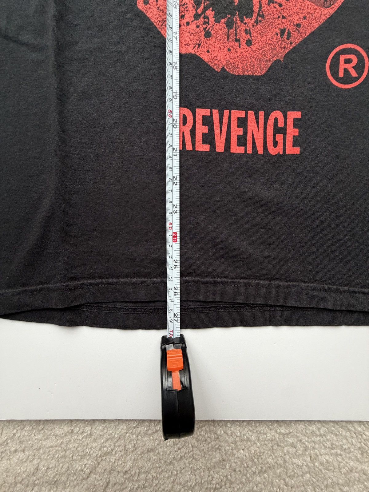 Revenge Revenge x Bapesta Black/Red T Shirt Size Small Size US S / EU 44-46 / 1 - 6 Thumbnail