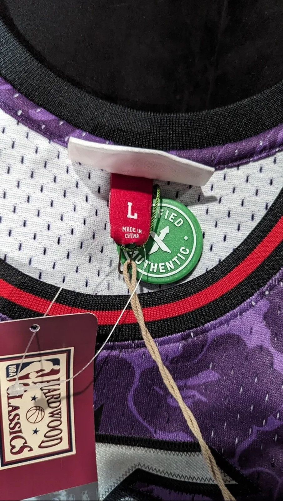 Bape × Mitchell & Ness Bape x Mitchell & Ness Toronto Raptors Swingman Jersey Size US L / EU 52-54 / 3 - 5 Thumbnail