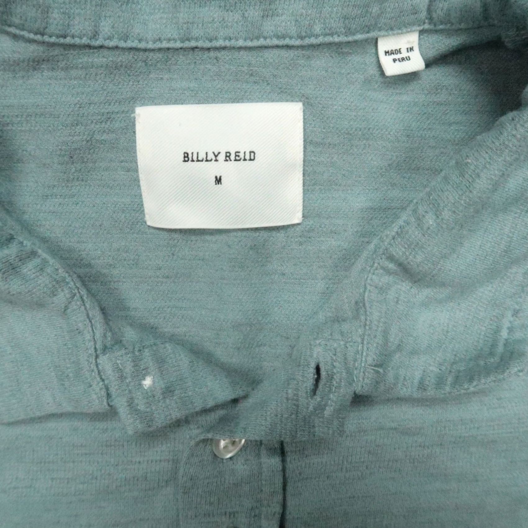 Billy Reid VINTAGE? Billy Reid Shirt Mens Medium Blue Polo Short Sleeve Lightweight Size US M / EU 48-50 / 2 - 3 Thumbnail