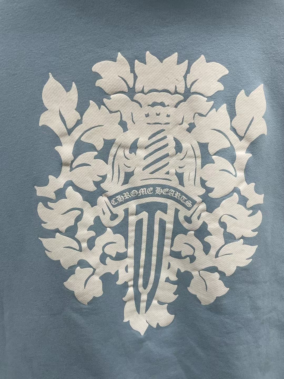 Chrome Hearts Chrome Hearts Art Basel Dagger Babyblue Pullover Hoodie Size US XL / EU 56 / 4 - 8 Thumbnail