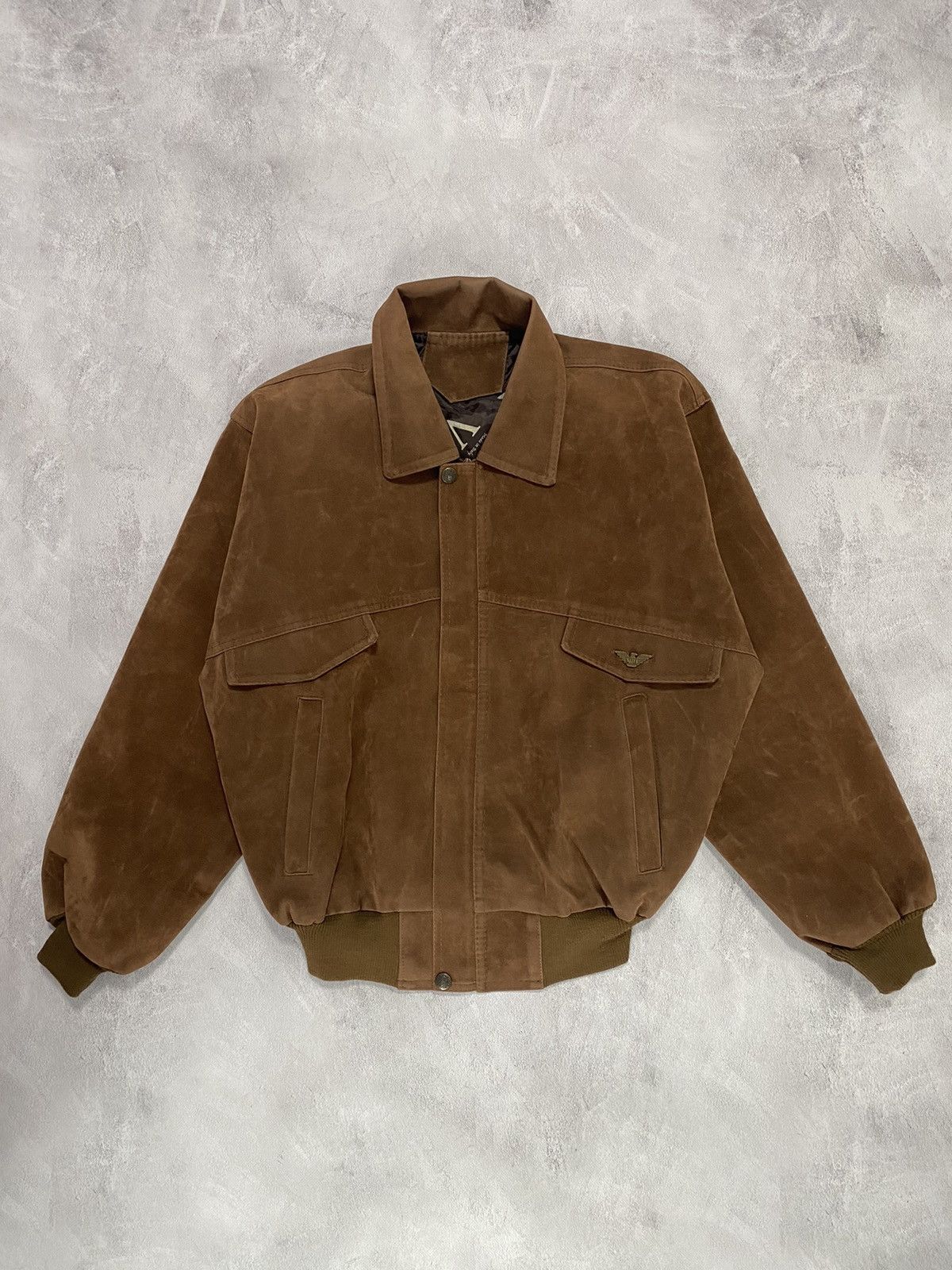 image of Vintage Bomber Jacket Nicola Nida in Rust, Men's (Size Medium)