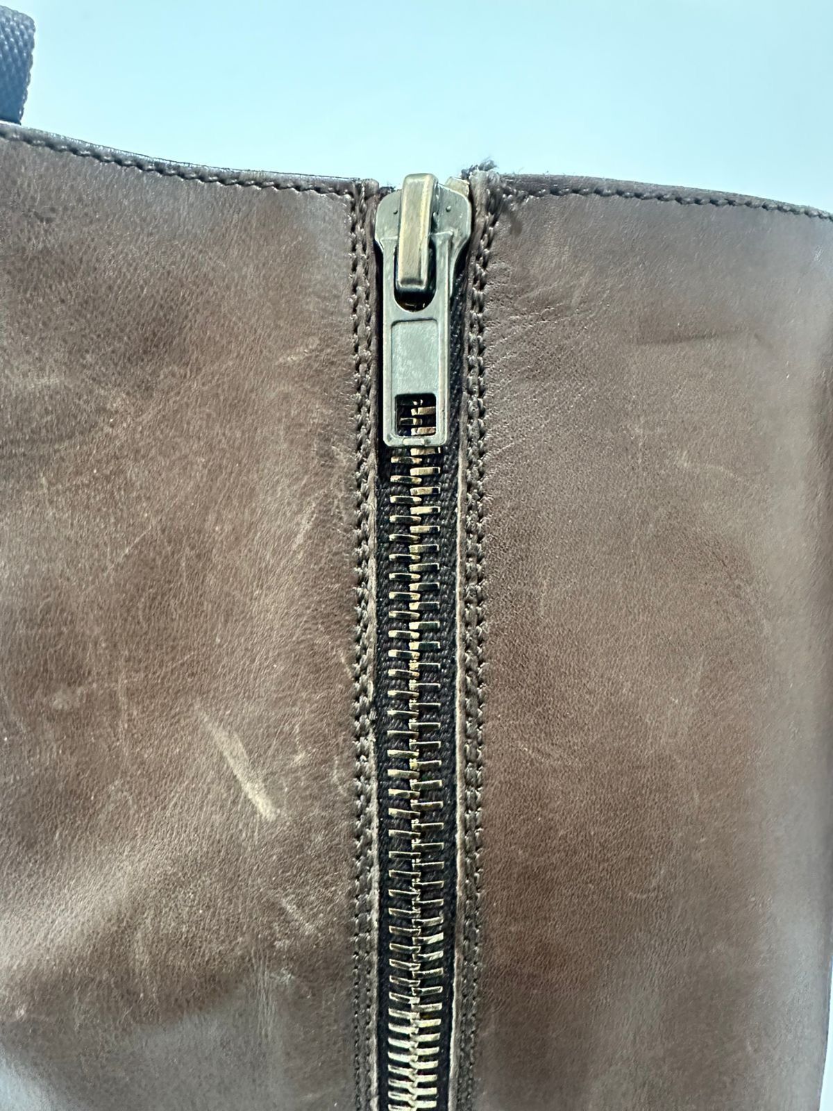 Prada PRADA mid calf brown boots EU40 Size US 10 / IT 40 - 9 Thumbnail