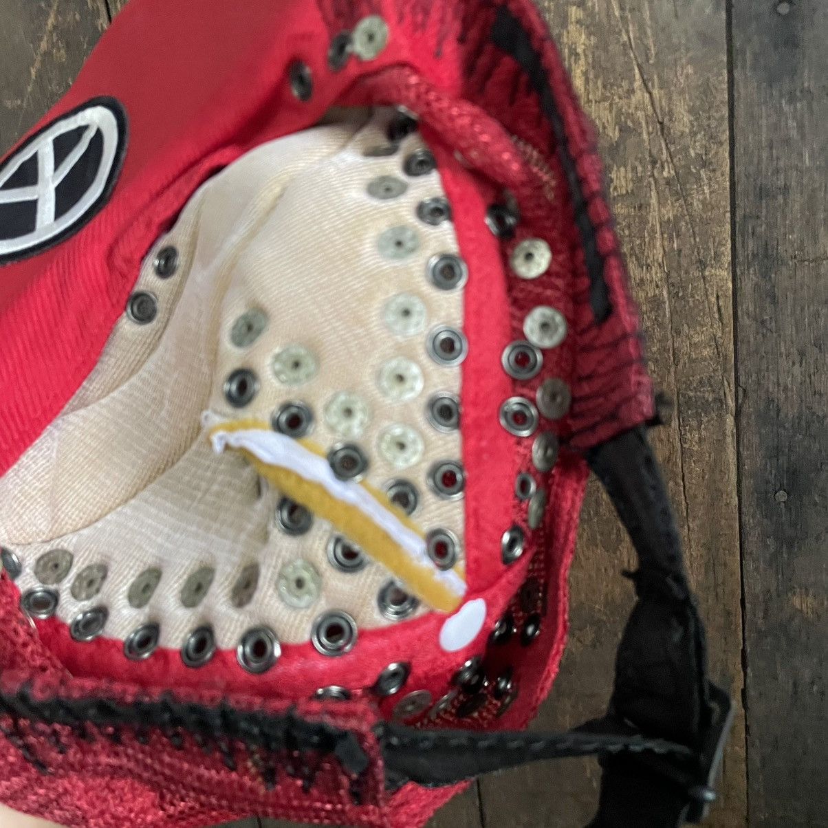 Yasuyuki Ishii Vintage Yasuyuki Ishii Studded Distress Trucker Cap Size ONE SIZE - 19 Thumbnail