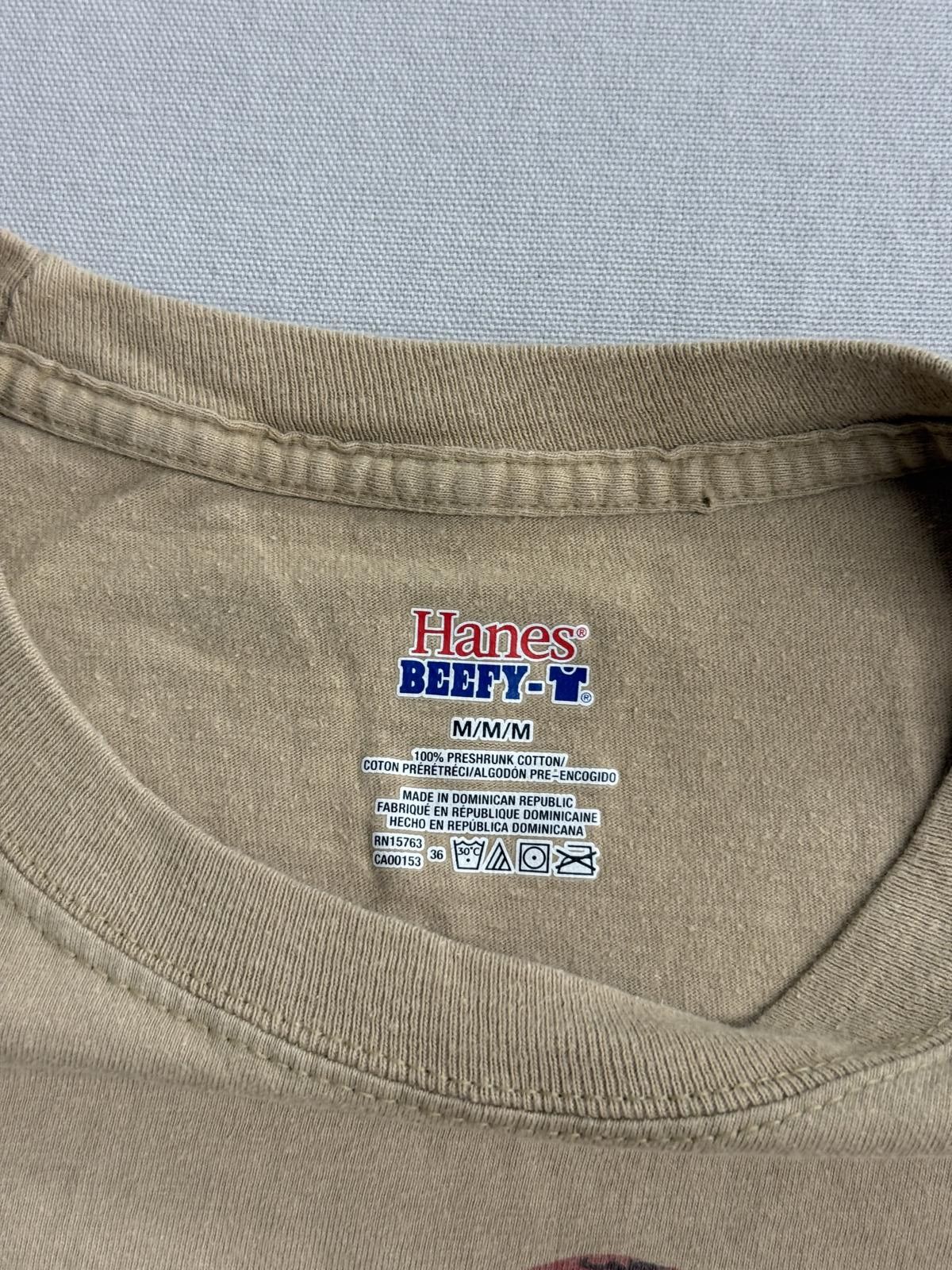 Hanes Willie Nelson Tshirt 60 Years of Hits Frank Bros Austin TX M Size US M / EU 48-50 / 2 - 3 Thumbnail