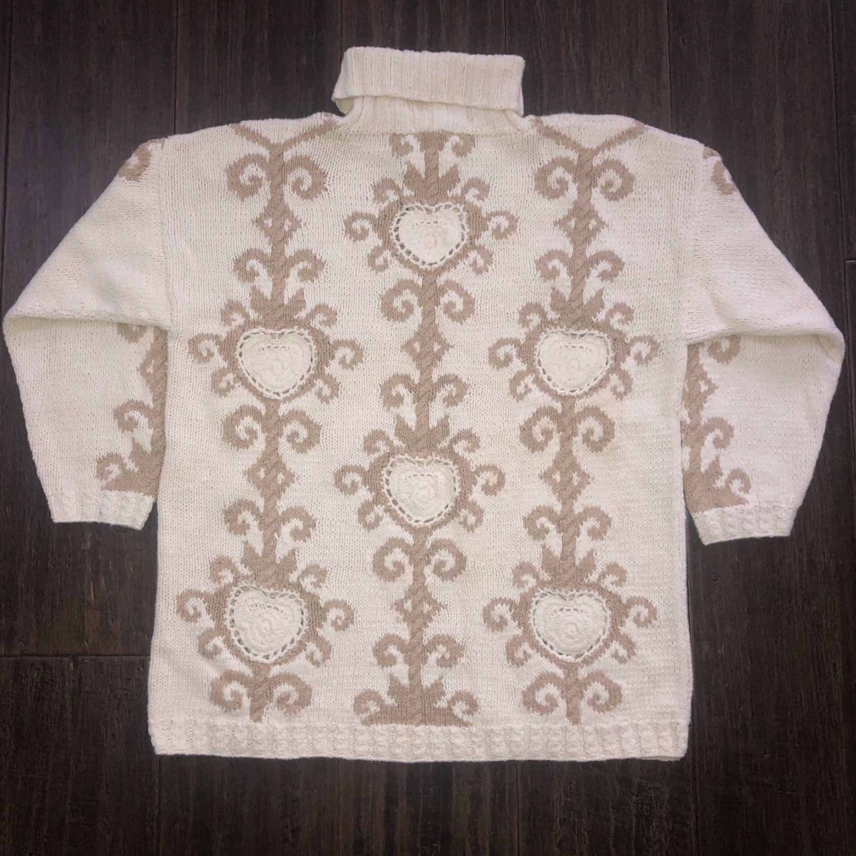 Express NWT Express Tricot Sweater Womens Medium Beige Turtleneck Long Sleeve Pullover Size M Size M / US 6-8 / IT 42-44 - 6 Thumbnail
