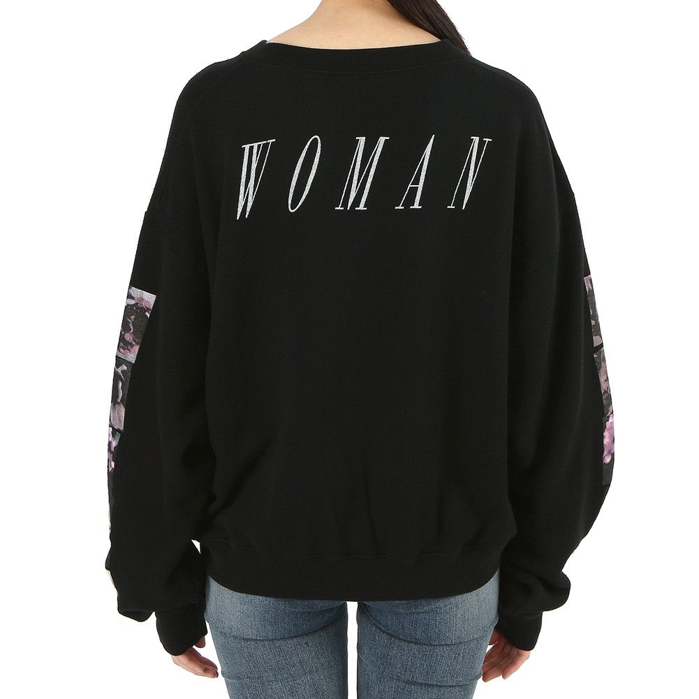 Off-White Off White Loose Flowers Printing Black Sweatshirt Size M / US 6-8 / IT 42-44 - 11 Thumbnail