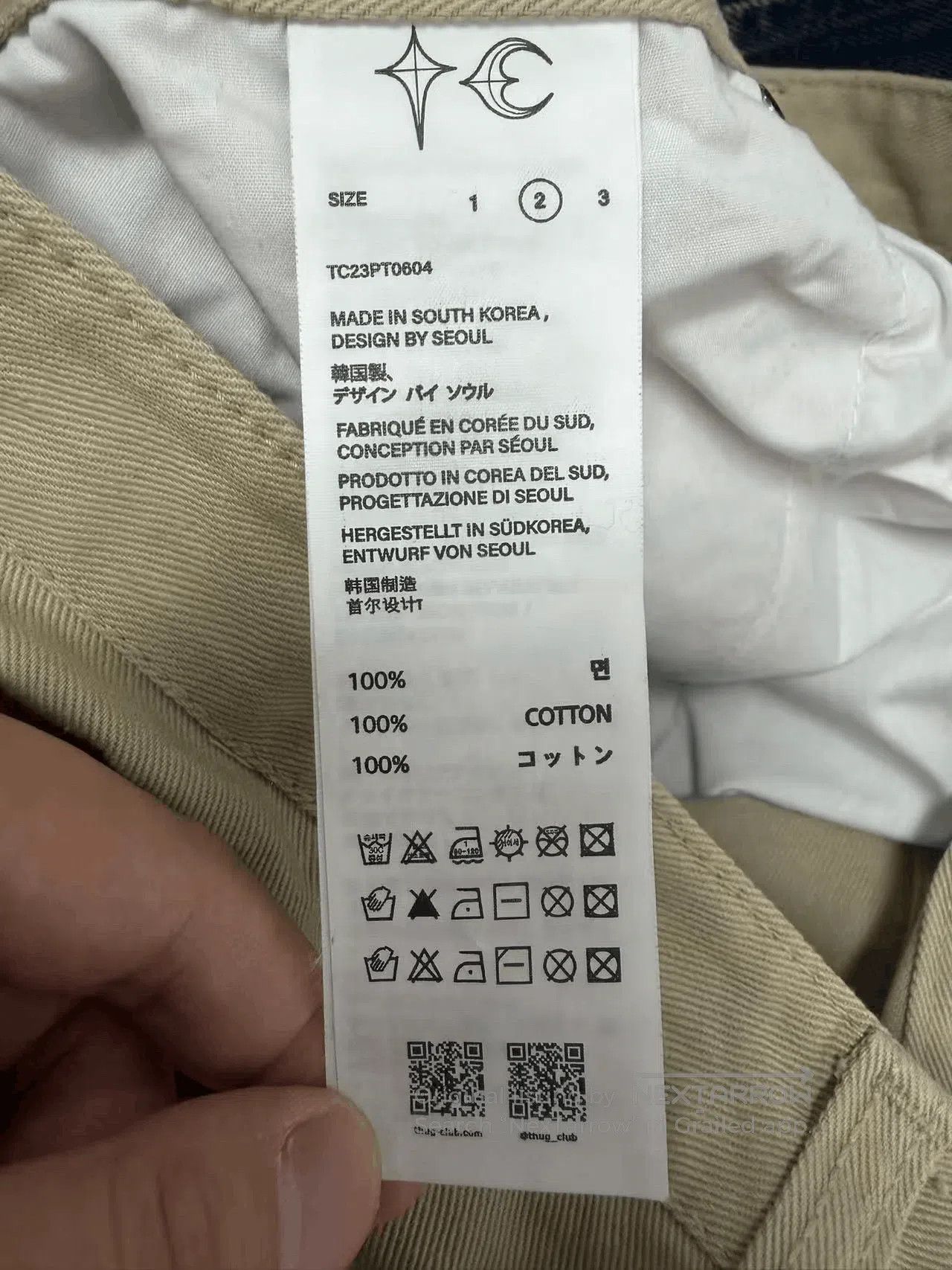 Thug Club Thug Club Rivet Cargo Pants. Size US 26 / EU 42 - 4 Thumbnail