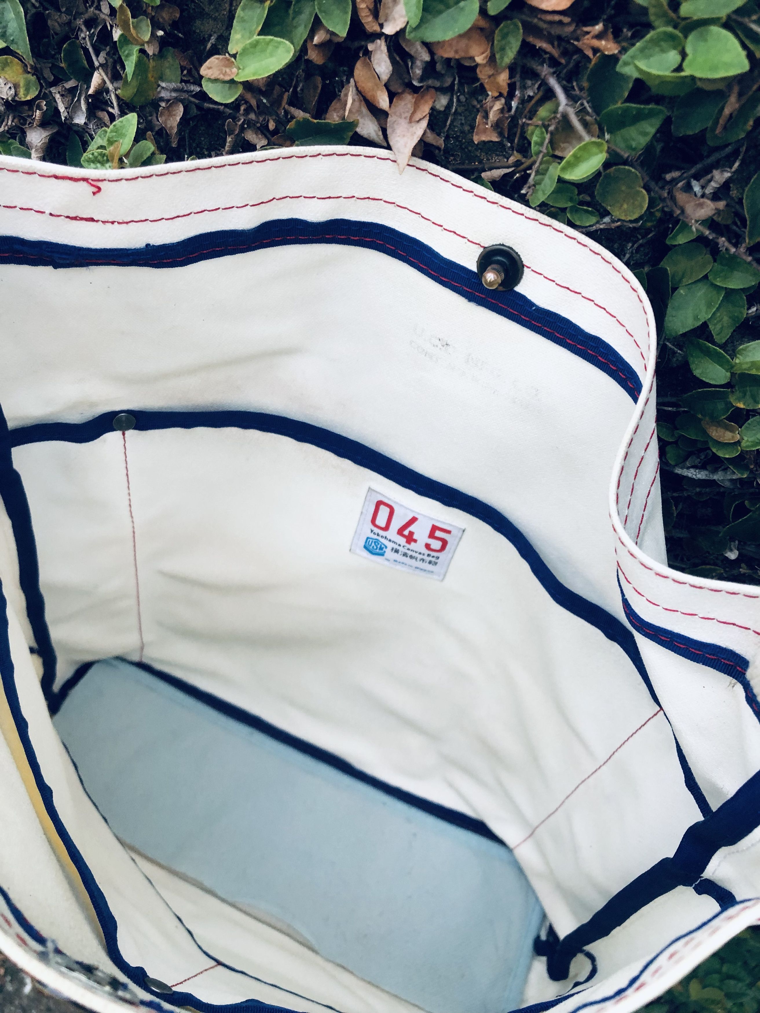 Japanese Brand 045 Yokohama Canvas Crossbody BAG Nippon Made Size ONE SIZE - 13 Thumbnail