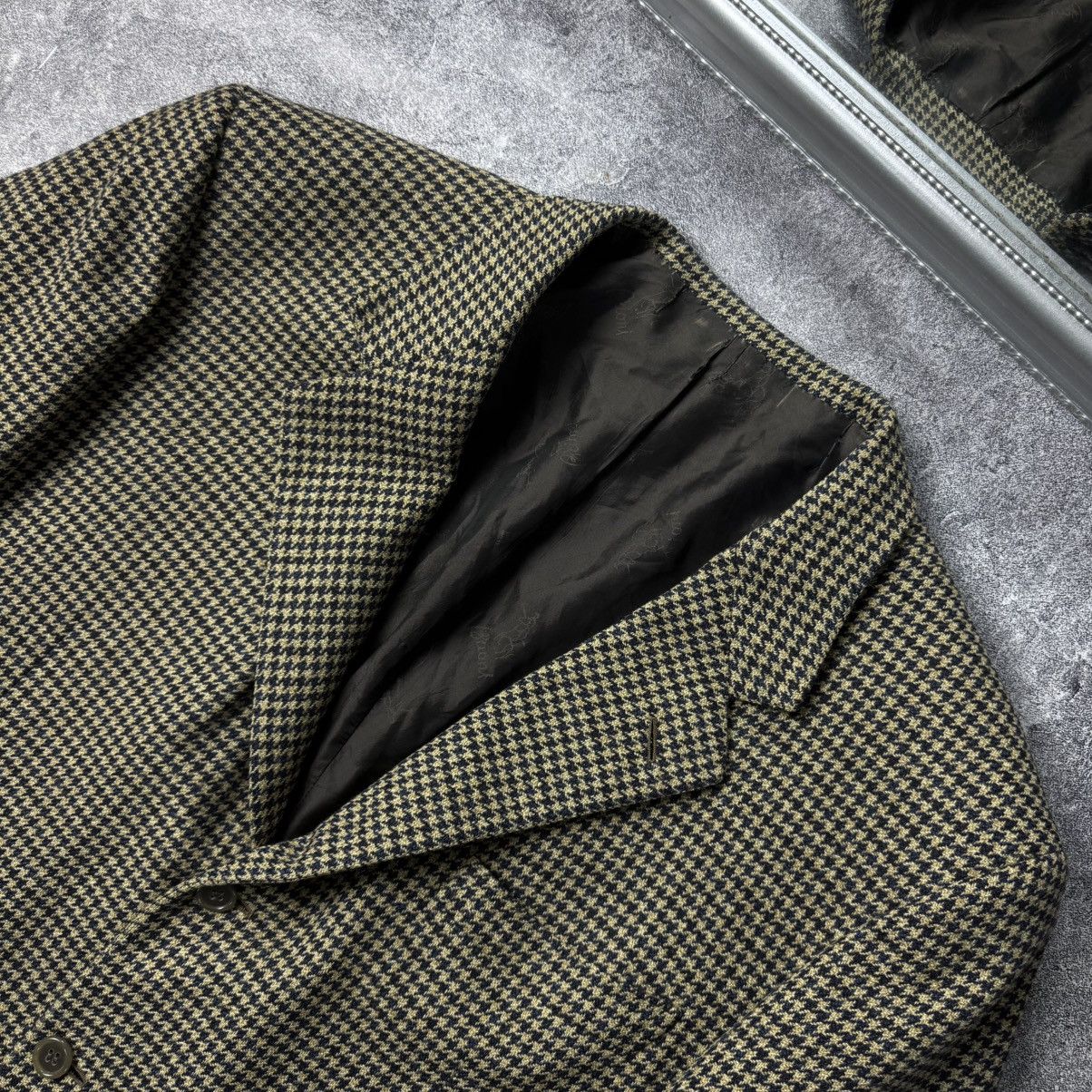 Brioni Brioni "Les Freres Ausoni" Houndstooth Wool Blazer Luxury Size 44R - 2 Thumbnail