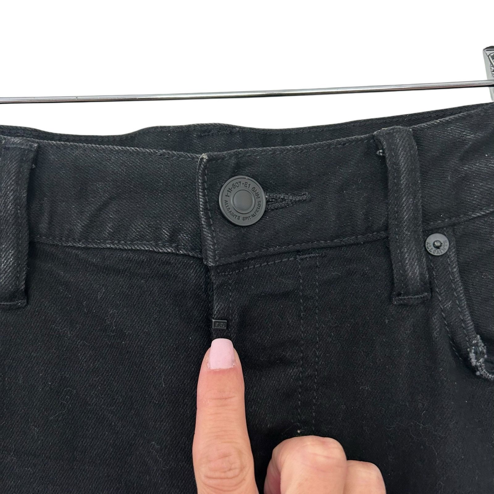 Allsaints All Saints Black Rex Jeans Sz 30 Size US 30 / EU 46 - 3 Thumbnail