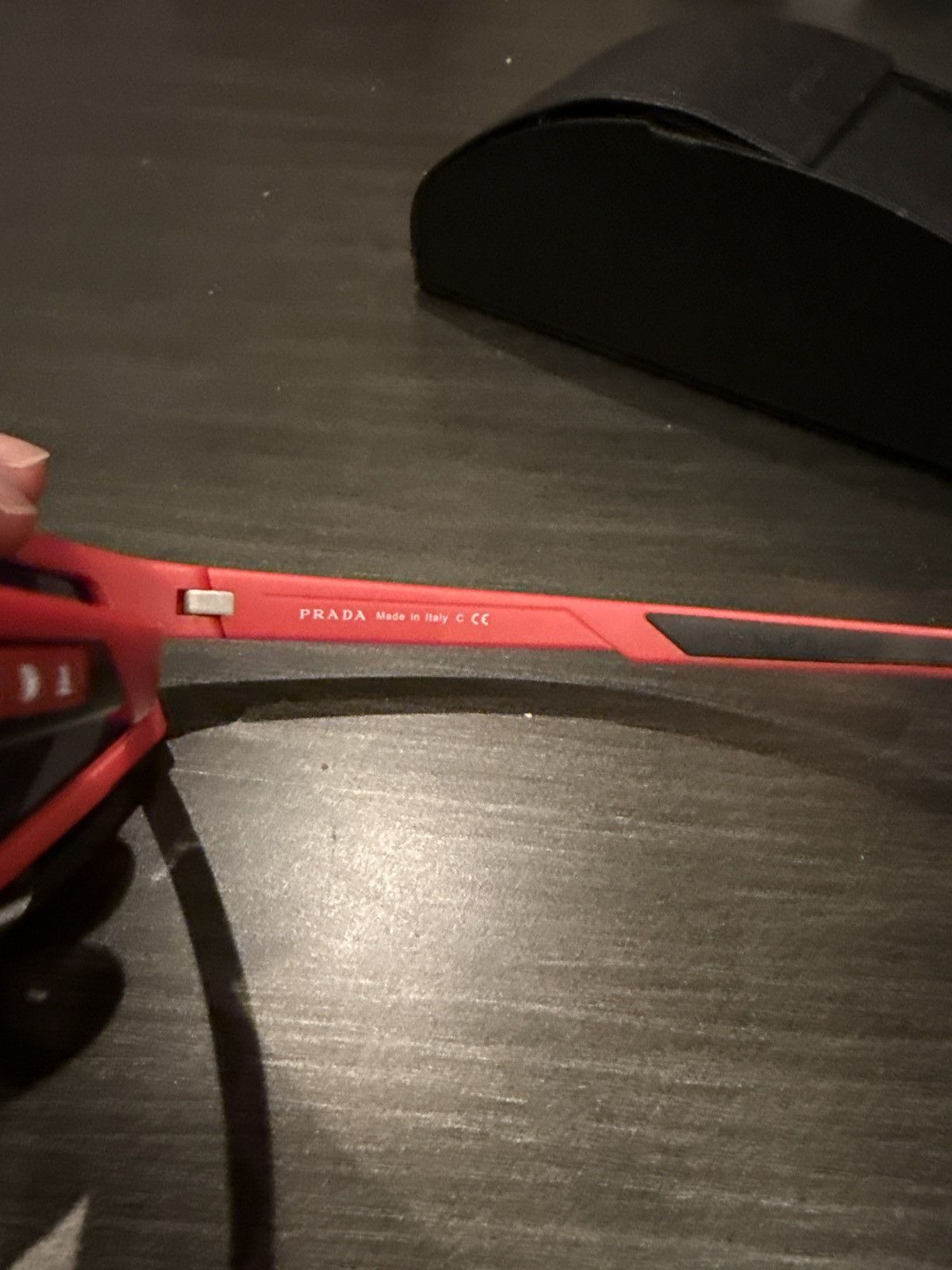 Prada Linea Rossa Shield Sunglasses Size ONE SIZE - 5 Thumbnail