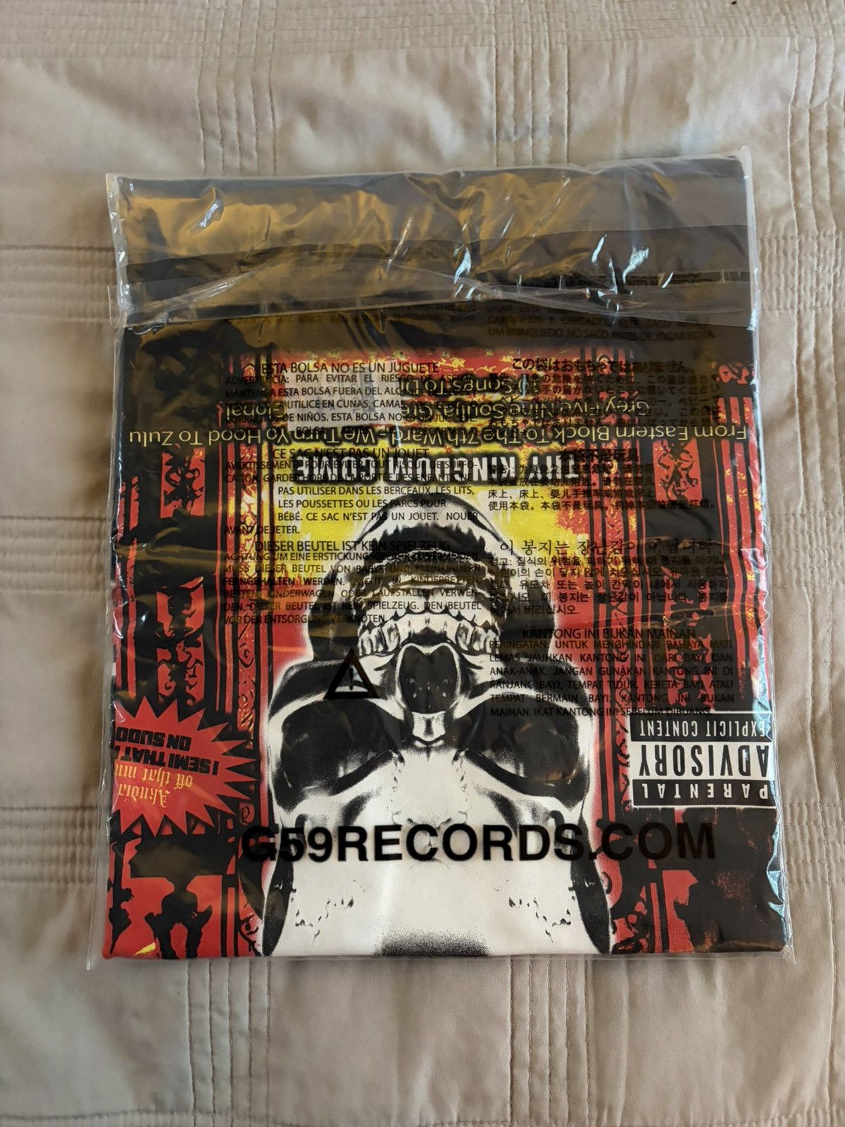 G59 Records G59 GREY III TEE (BLACK) Size US M / EU 48-50 / 2 - 4 Thumbnail