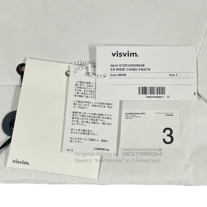 Visvim Visvim size 3 WIDE CHINO PANTS Size US 30 / EU 46 - 9 Thumbnail
