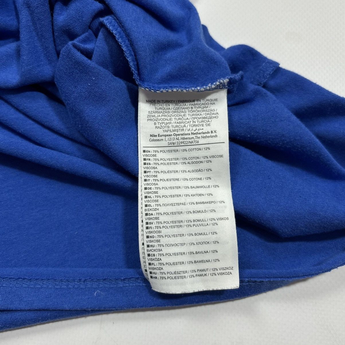 Nike Nike Tee FC Barselona medium blue sportswear Size US M / EU 48-50 / 2 - 6 Thumbnail