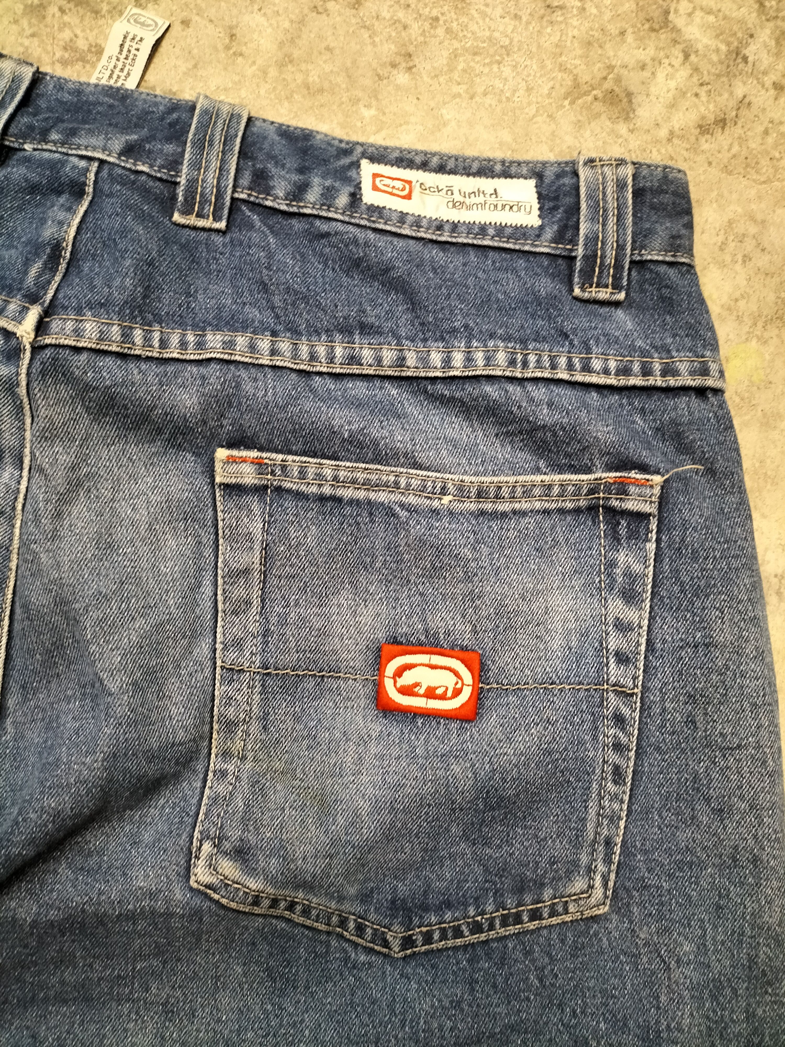 Ecko Unltd. Ecko SZ 40 Denim Ripped Jeans Size US 38 / EU 54 - 12 Thumbnail