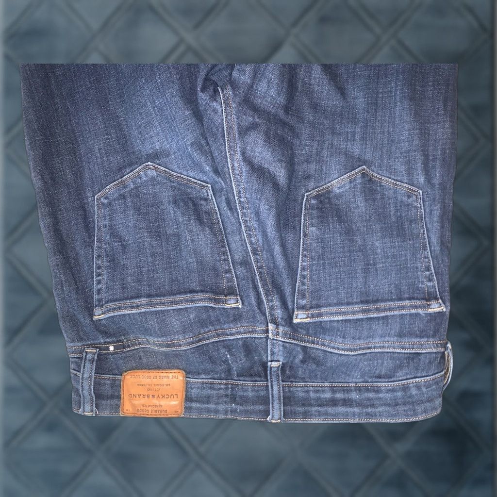 Lucky Brand VINTAGE Lucky Brand Ava Skinny Crop Jeans Women 4 27 Mid Rise 9” L27 5-Pocket Denim Blue Size 27" / US 4 / IT 40 - 1 Thumbnail