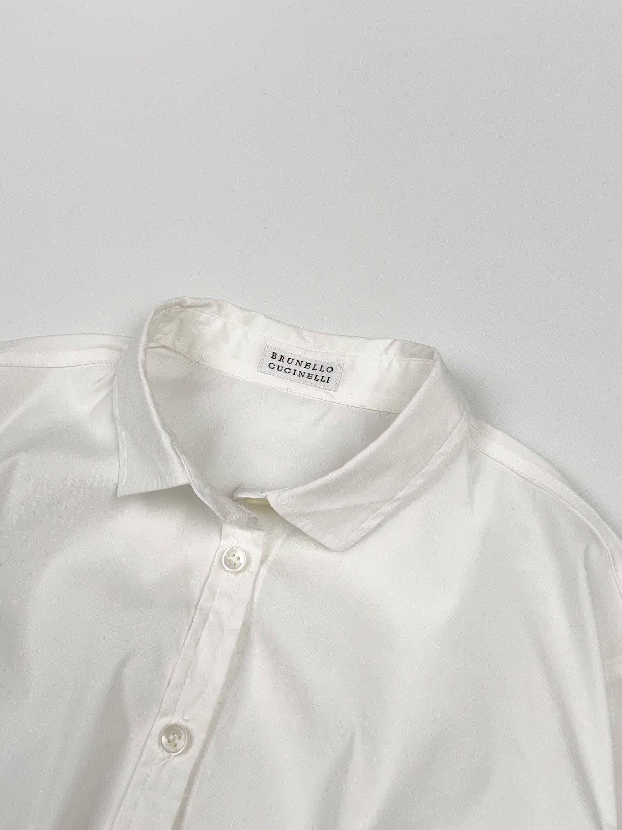 Brunello Cucinelli Brunello Cucinelli Long Shirt with Dress Black and White Size M / US 6-8 / IT 42-44 - 6 Thumbnail