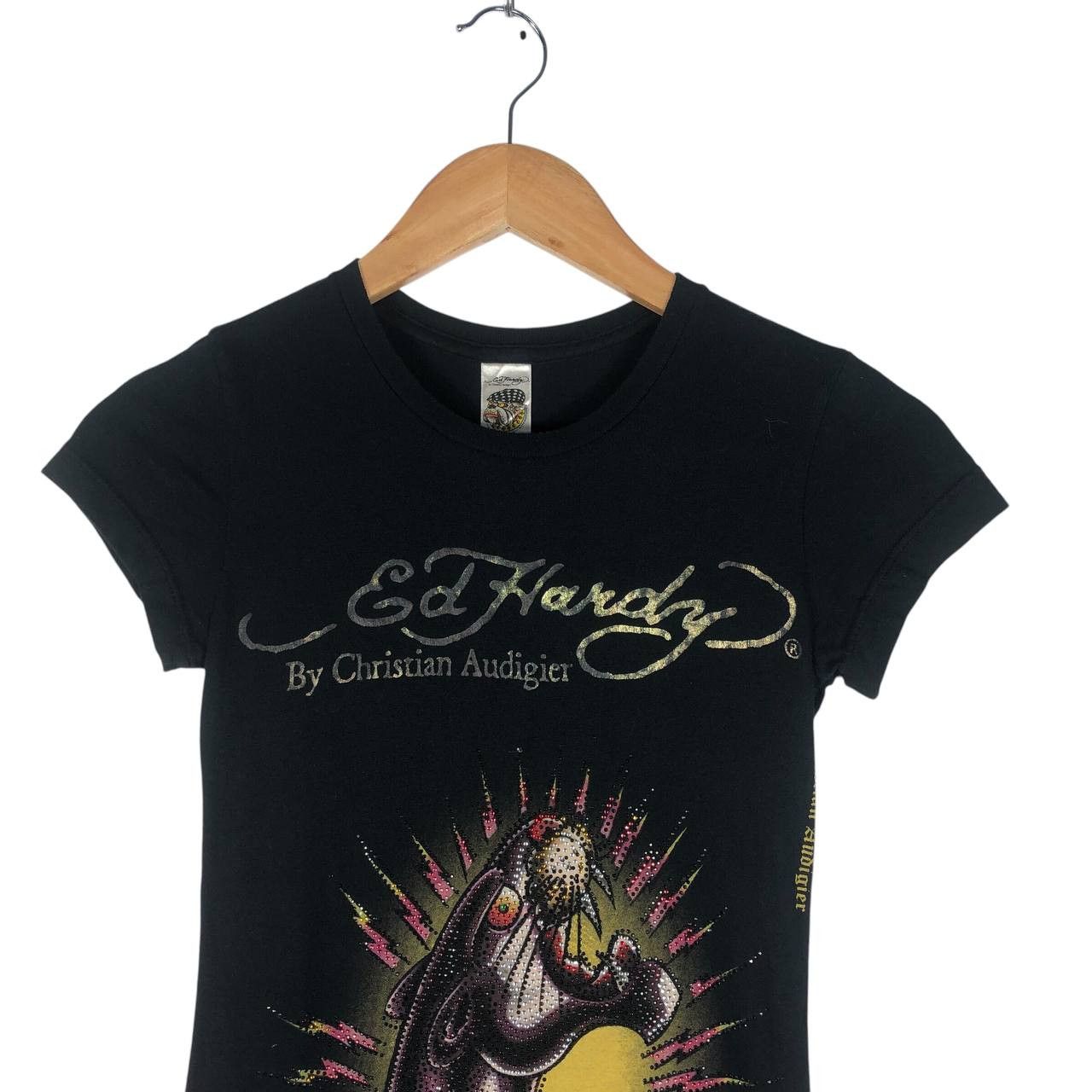 Christian Audigier × Ed Hardy × Vintage Vintage Ed Hardy by Christian Audigier women T-shirt Size XS / US 0-2 / IT 36-38 - 2 Thumbnail
