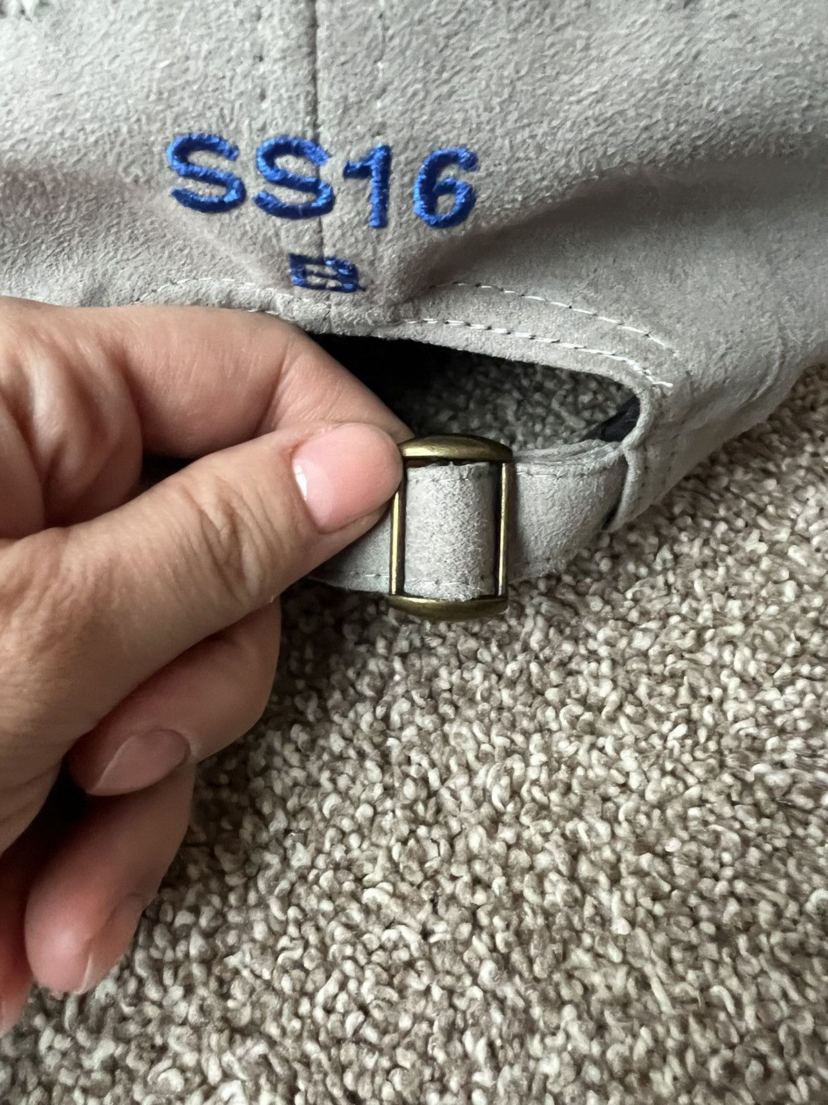 A-COLD-WALL* ACW SS16 faux suede cap Size ONE SIZE - 4 Thumbnail