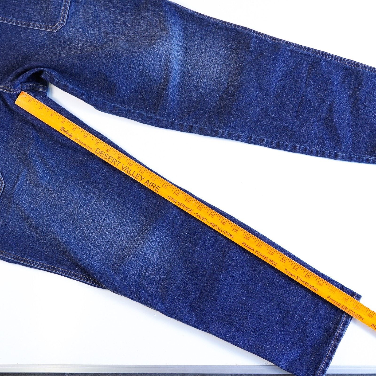 Other A:glow Maternity Denim Overall Jeans Straight Wide Pants XL Size 42" / US 20 - 5 Thumbnail