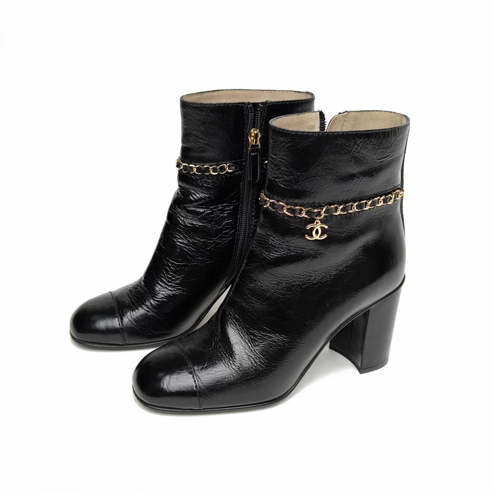 Chanel CHANEL high heel Boots38 Size US 7.5 / IT 37.5 - 1 Thumbnail