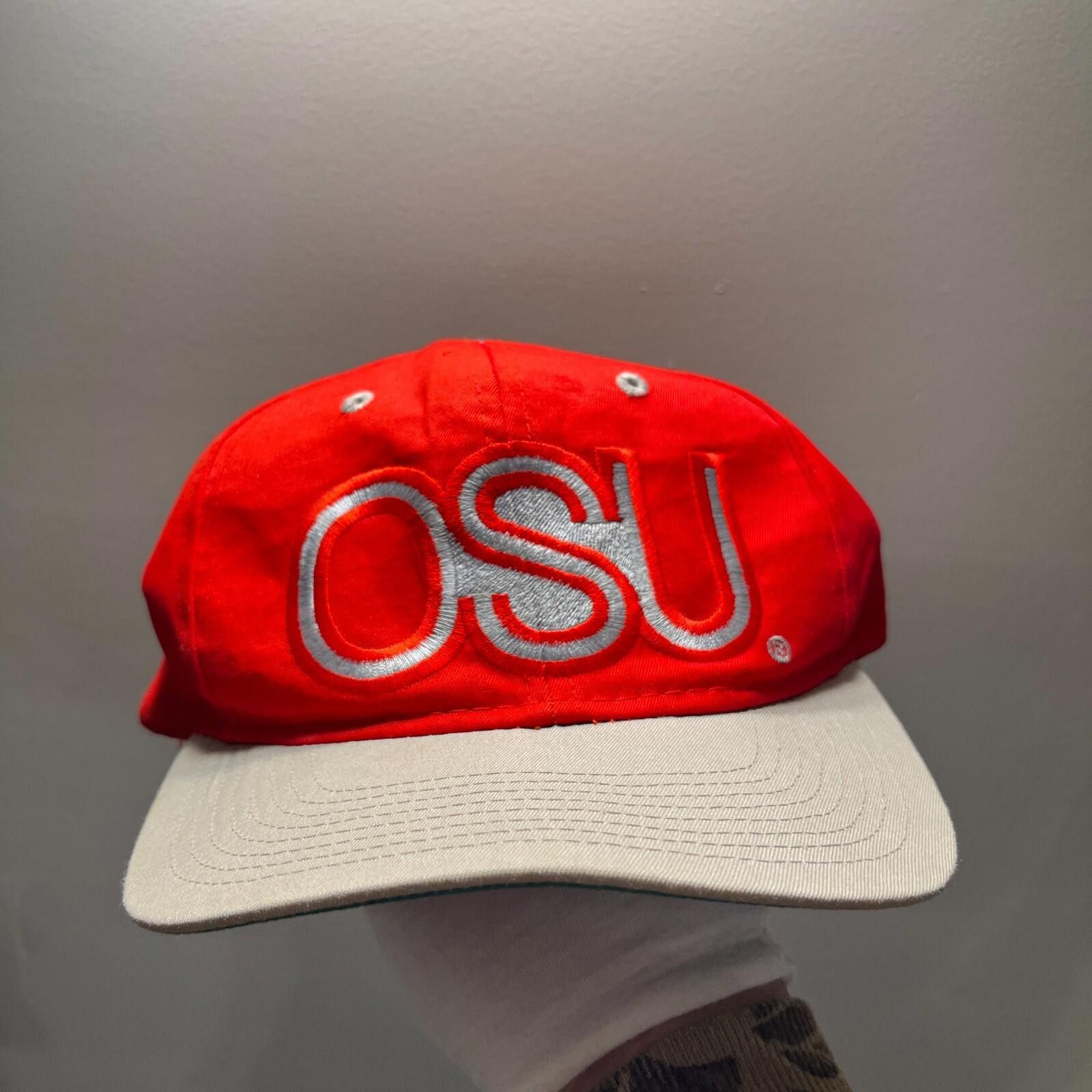 Vintage Vintage 90s OSU Ohio State Buckeyes Snapback Hat Size ONE SIZE - 1 Thumbnail