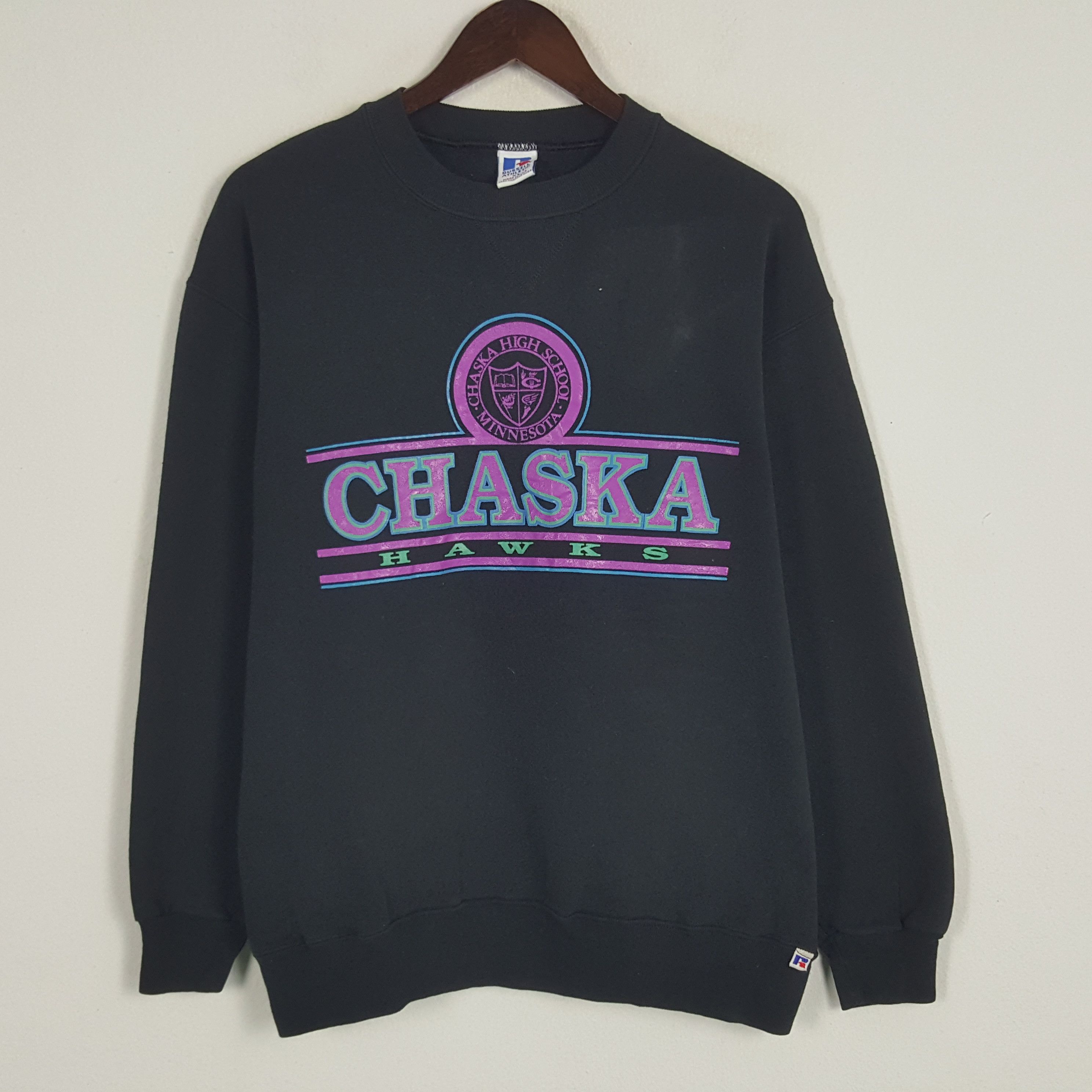 Russell Athletic × Vintage Vintage Chaska Hawks Sweatshirt Size US L / EU 52-54 / 3 - 1 Thumbnail