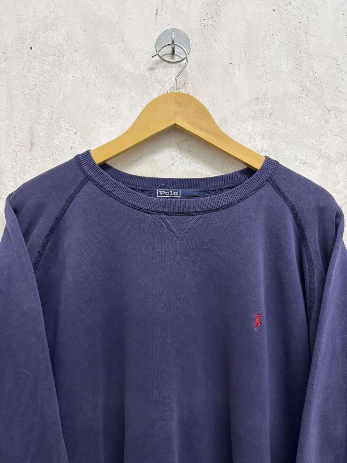 Polo Ralph Lauren Sun Faded Polo Ralph Lauren Small Pony Crewneck Size US XL / EU 56 / 4 - 2 Thumbnail