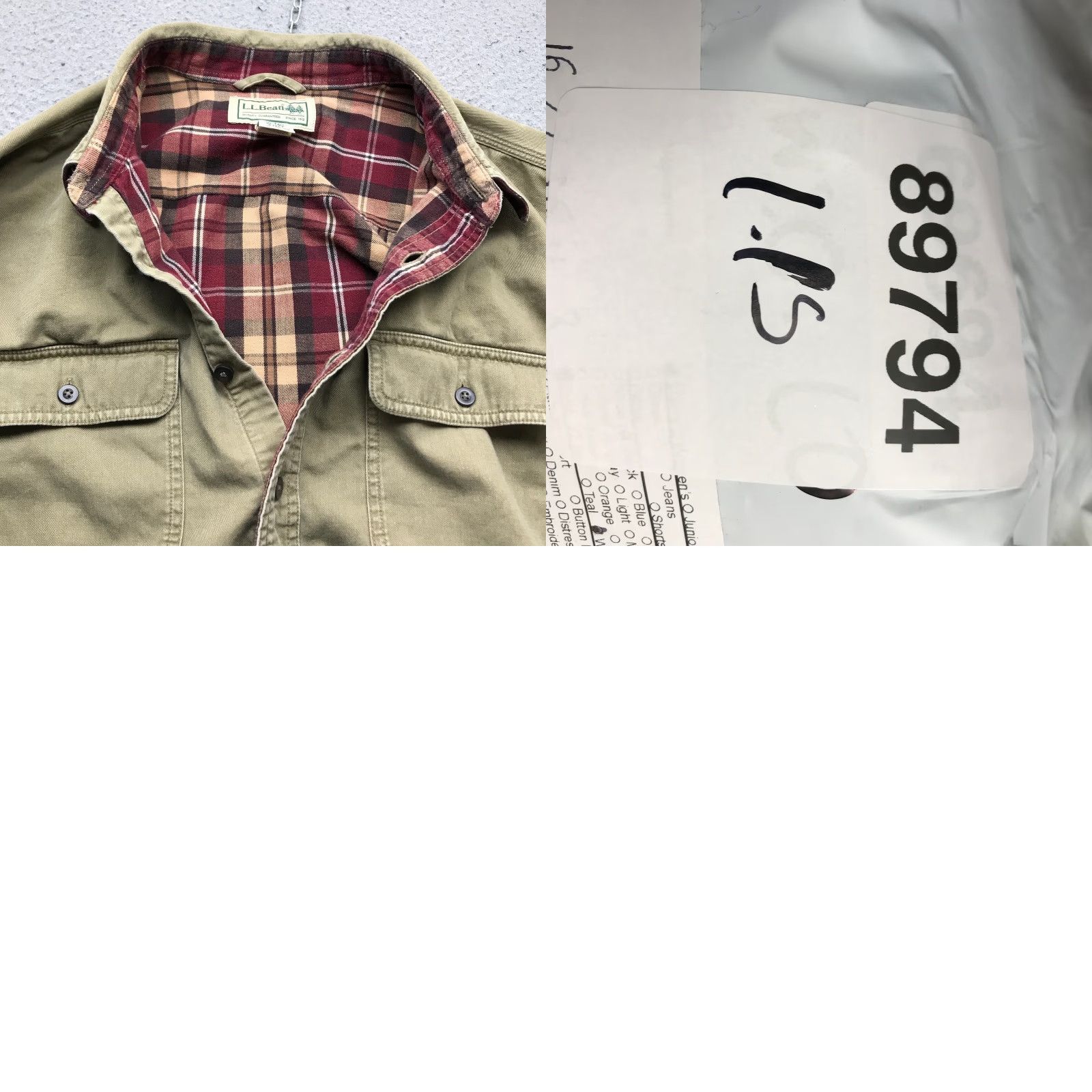 Vintage VINTAGE LL Bean Plaid Lined Button-Up Shirt Mens XL Tall Long Sleeve Brown Size US XL / EU 56 / 4 - 8 Thumbnail