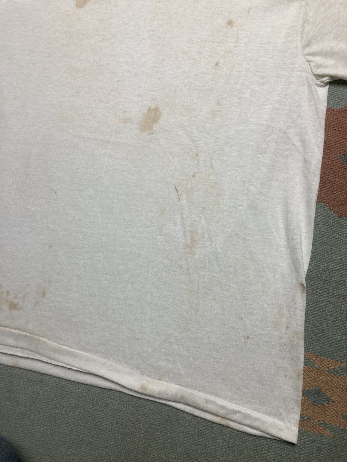 Sears × Vintage 70s blank white t shirt sears grunge soft worn thin XL Size US XL / EU 56 / 4 - 3 Thumbnail