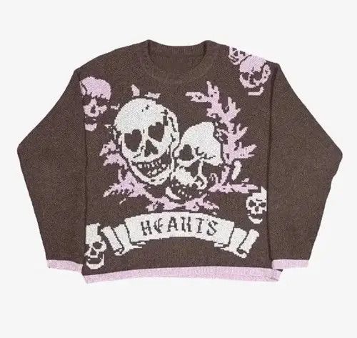 VIBE Hip Hop Oversized Knitted Sweaters Size US M / EU 48-50 / 2 - 1 Thumbnail