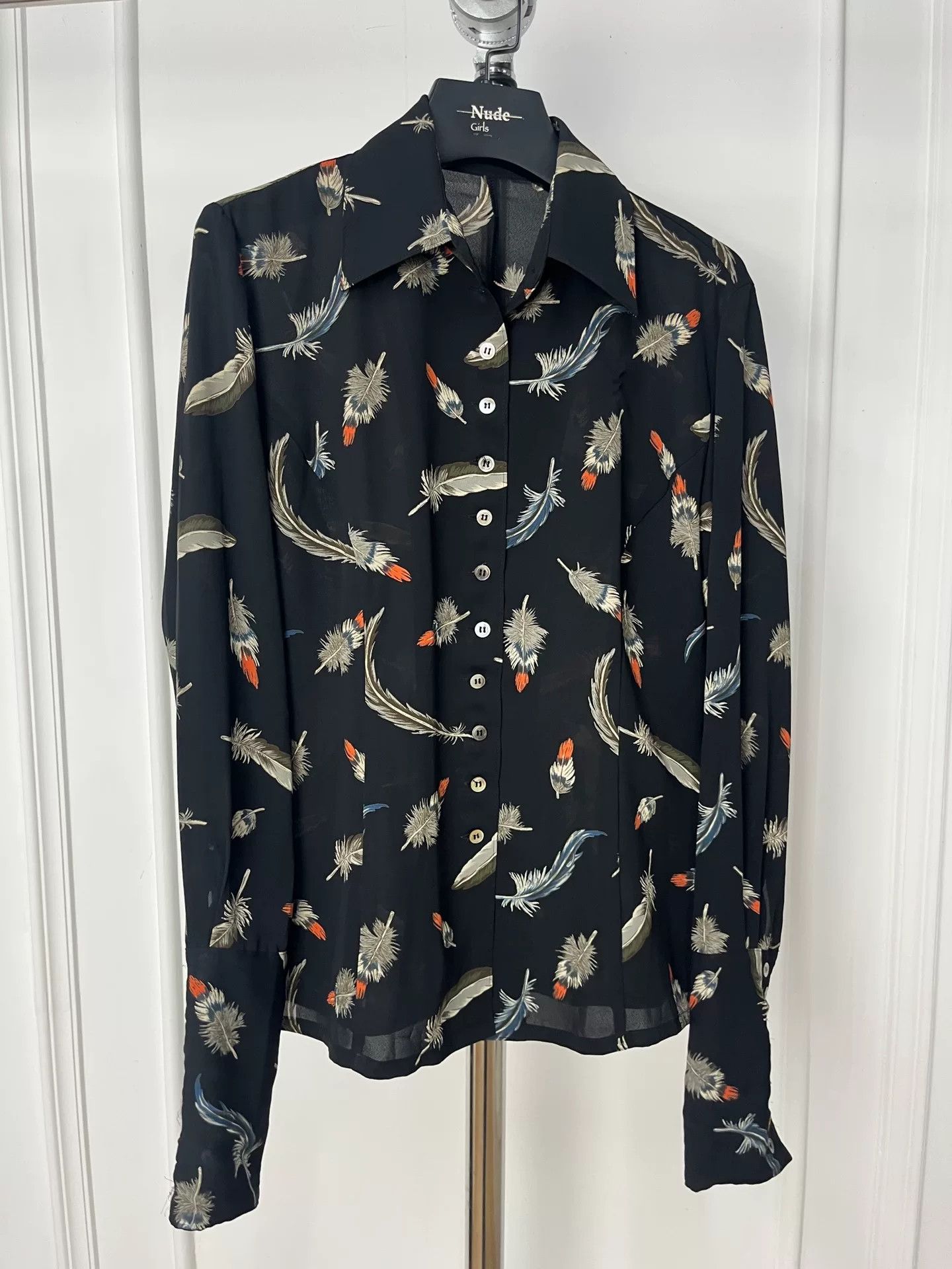 Yohji Yamamoto yohji yamamoto workshop 70s printed shirt Size M / US 6-8 / IT 42-44 - 1 Thumbnail