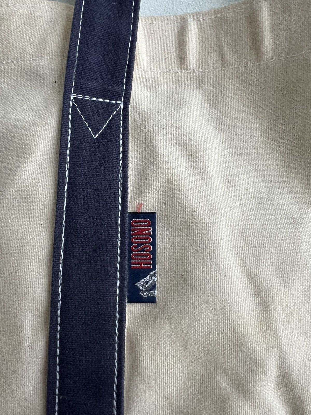 Comme des Garcons Vintage Hosono 🇯🇵 Hanpu Big Navy Canvas Boat LL Bean Tote Bag Size ONE SIZE - 8 Thumbnail