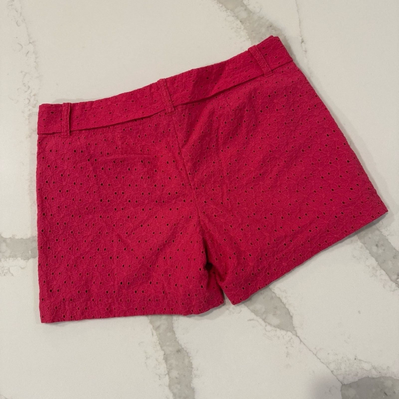 White House Black Market White House Black Market Tie Waist Eyelet Shorts Women’s 4 Size 27" / US 4 / IT 40 - 5 Thumbnail