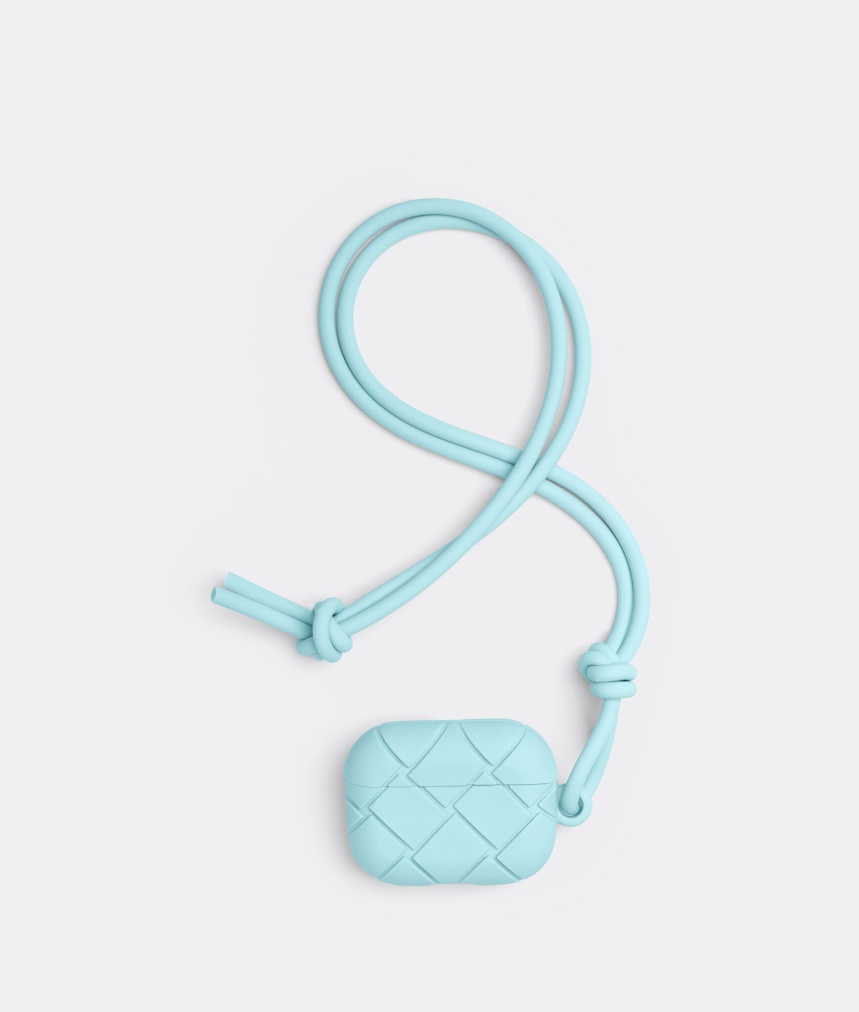 Bottega Veneta o1loc1c0325 Size: OS / 691715 Airpods Pro Case in Pale Blue Size ONE SIZE - 1 Preview