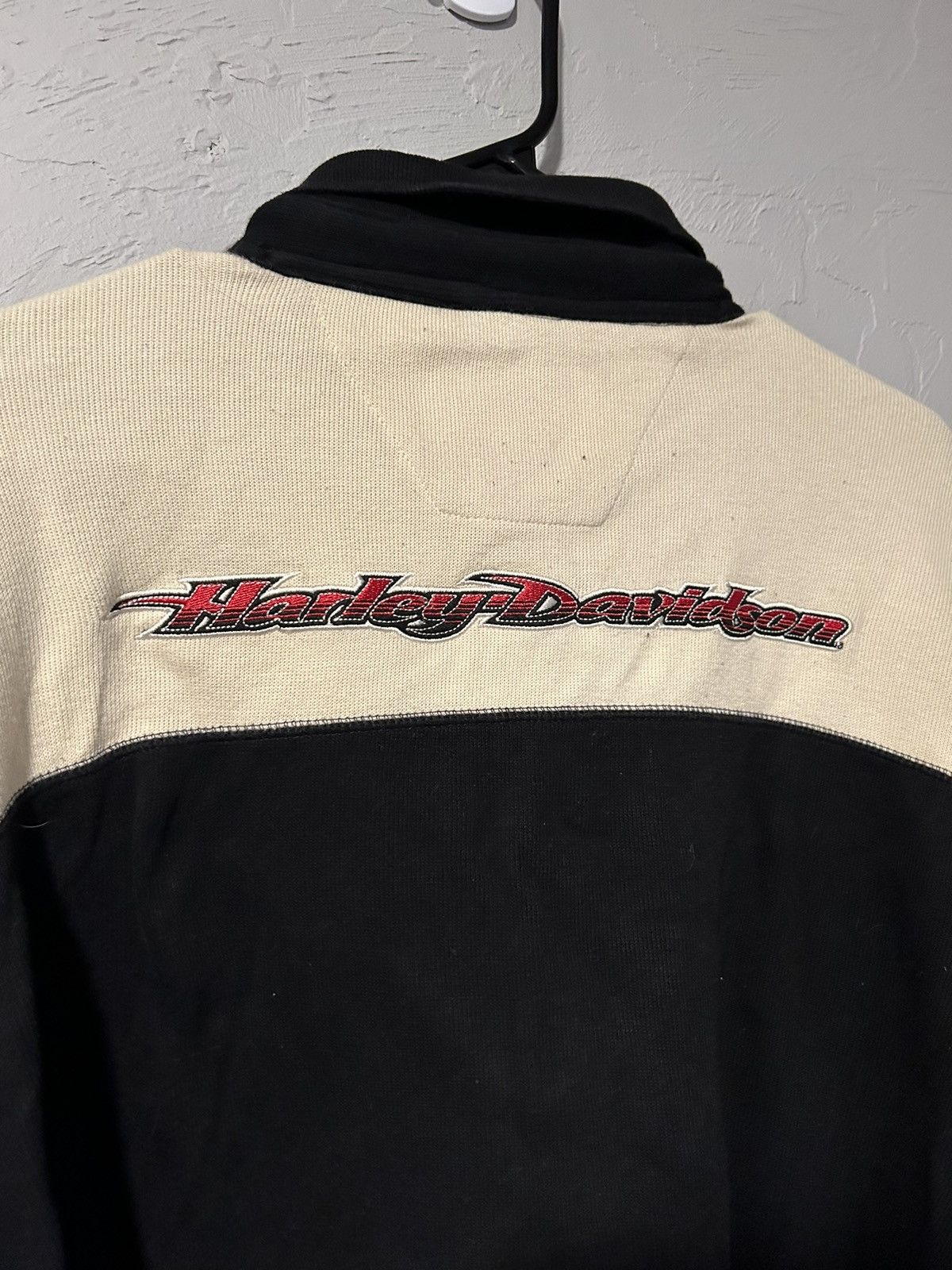 Harley Davidson Vintage Harley Davidson Heavy Collar Sweater Baggy Oversize Size US L / EU 52-54 / 3 - 6 Thumbnail