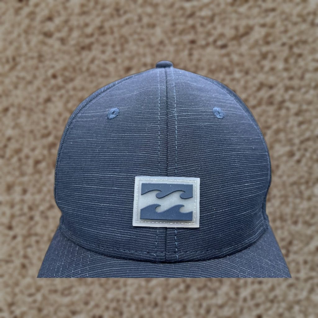 Billabong Billabong Hat Cap Fitted Adult Medium Blue 100% Polyester Beach Outdoors Mens Baseball Cap Cap Lightweight Blue Beach Outdoor 90s? Size ONE SIZE - 1 Thumbnail