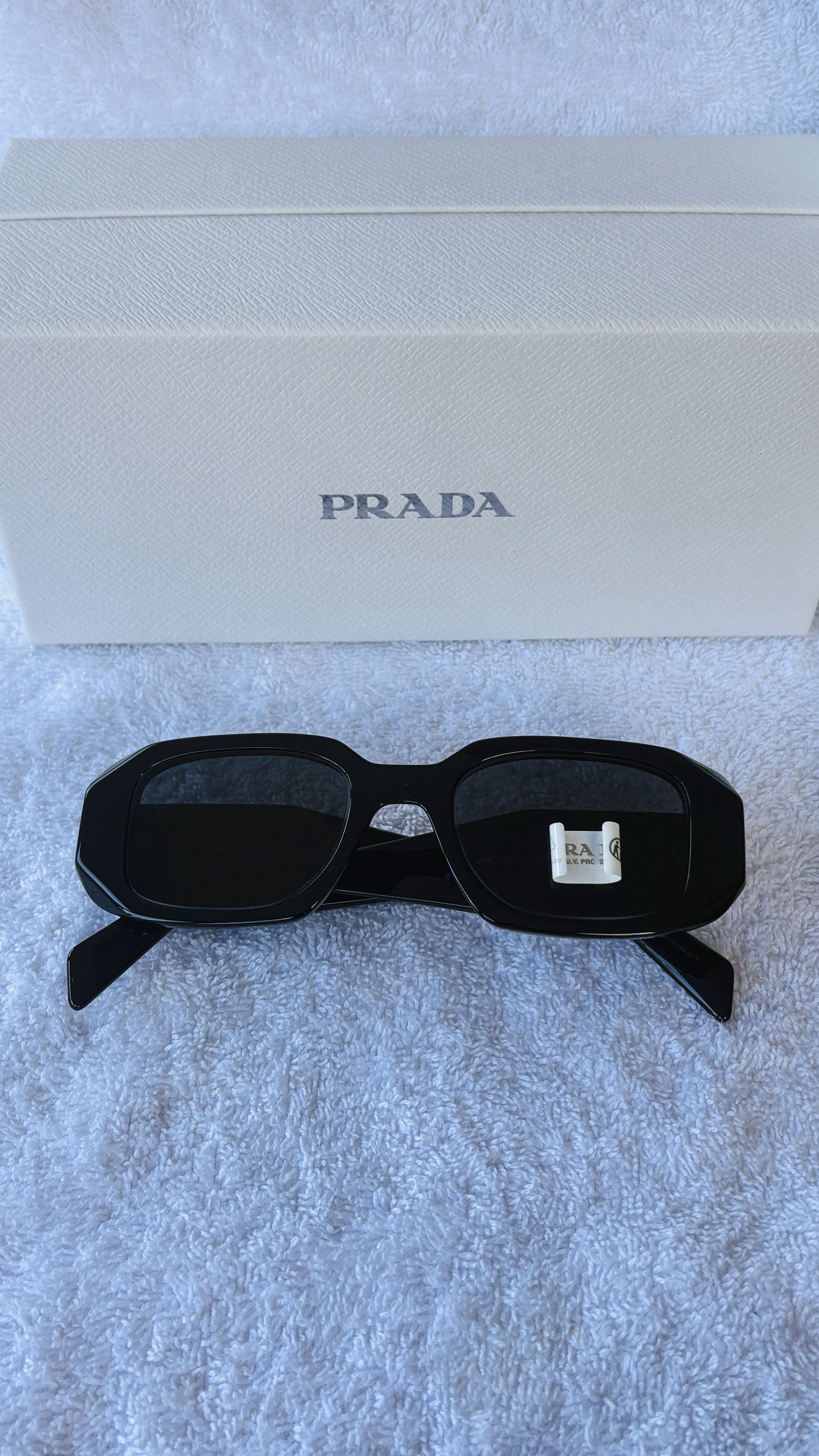 Prada Pr 17Ws Symbole Sunglasses – New W/ Box in Black, Women's