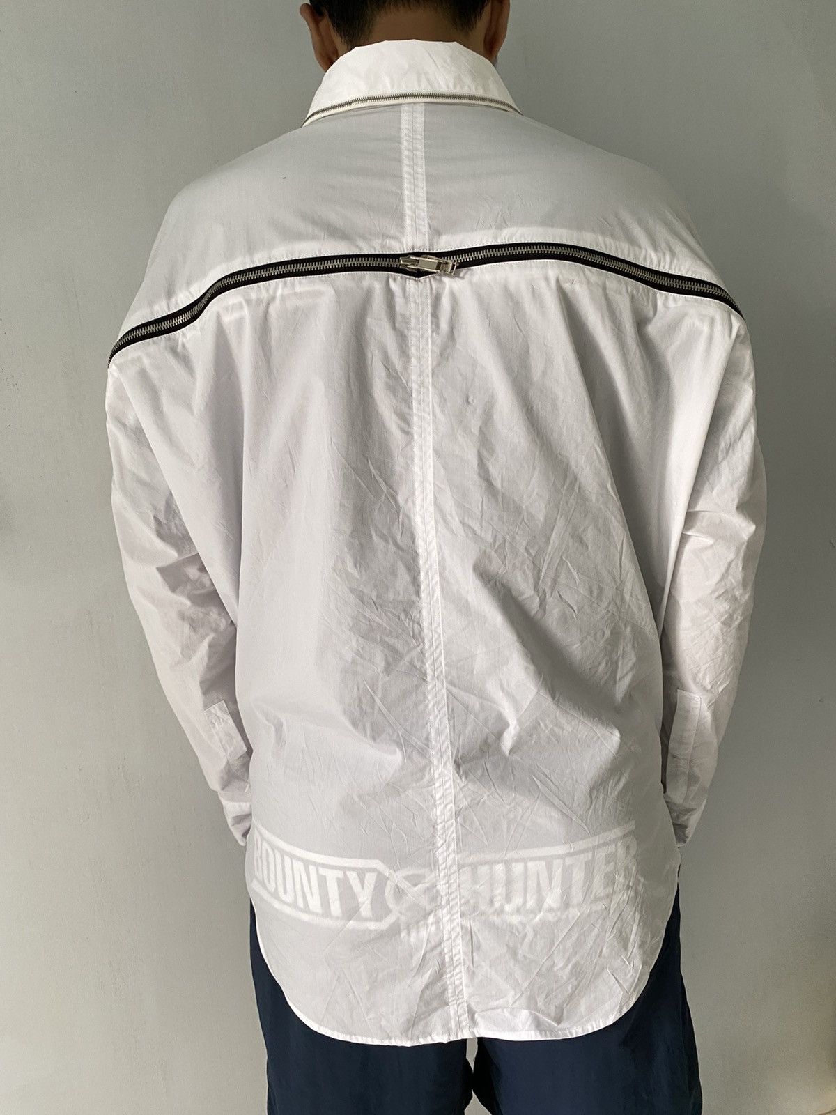 Issey Miyake System Long Zipper Shirt Size US L / EU 52-54 / 3 - 2 Thumbnail