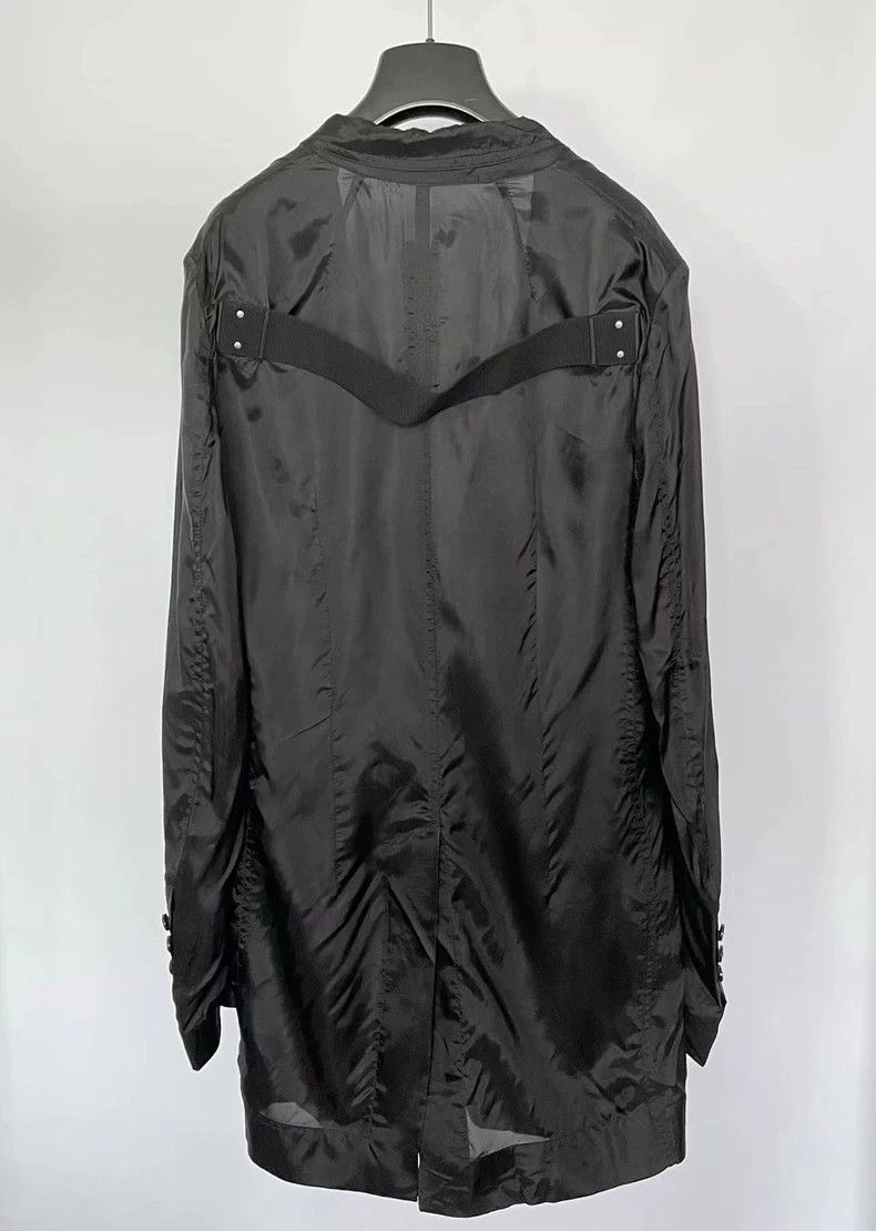 Rick Owens Rick Owens Long black button-up jacket Size US M / EU 48-50 / 2 - 5 Thumbnail