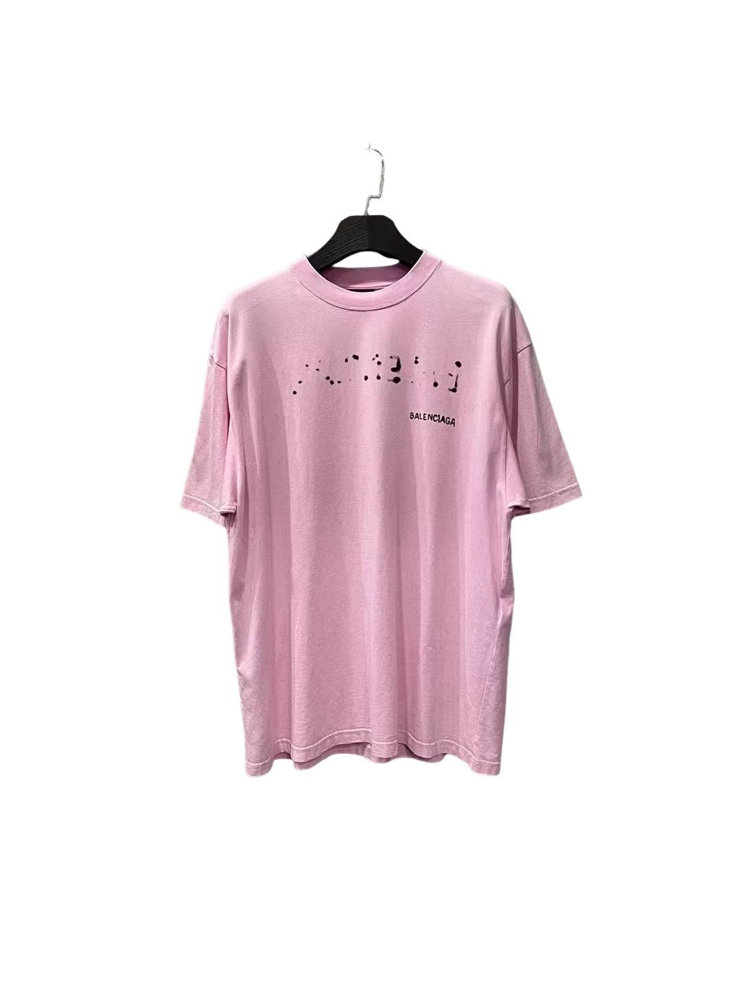 Balenciaga Balenciaga Distressed Logo Graphic T-Shirt L Size US L / EU 52-54 / 3 - 1 Thumbnail
