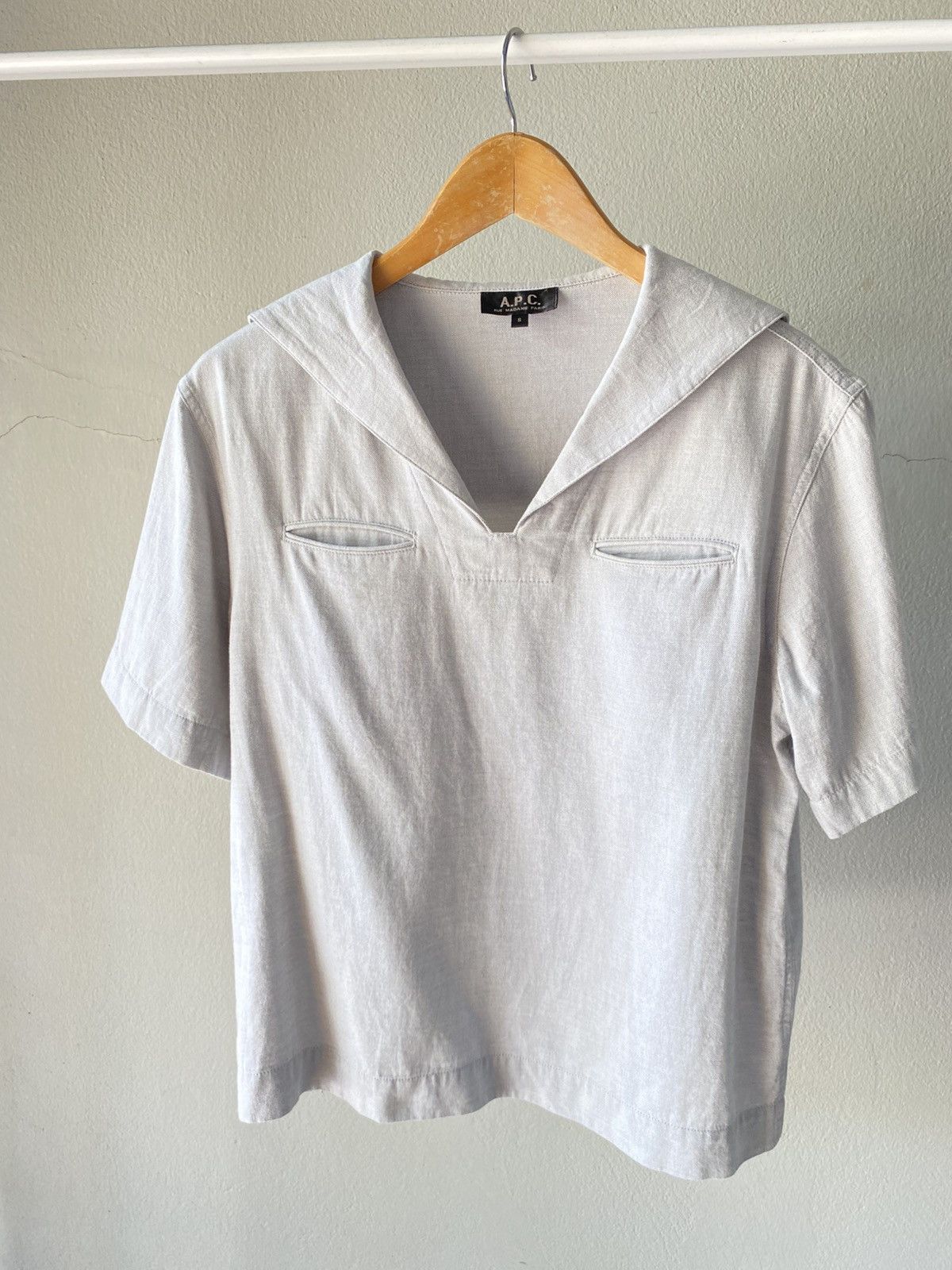 A.P.C. A.P.C. Light Gray Sailor Tee Size S / US 4 / IT 40 - 14 Thumbnail