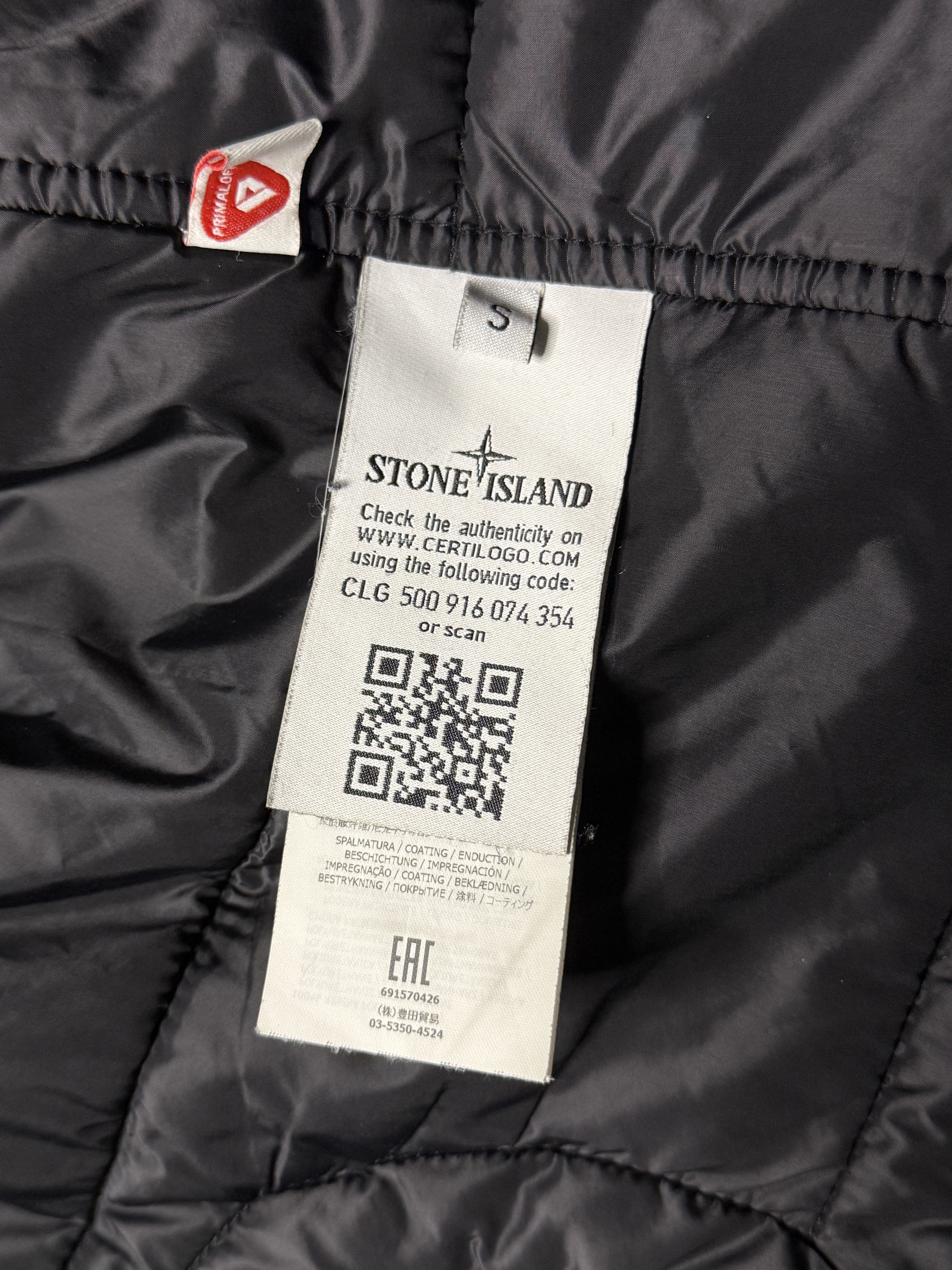 Stone Island Black Micro Reps Jacket with Primaloft Insulation Technology Size US S / EU 44-46 / 1 - 7 Thumbnail