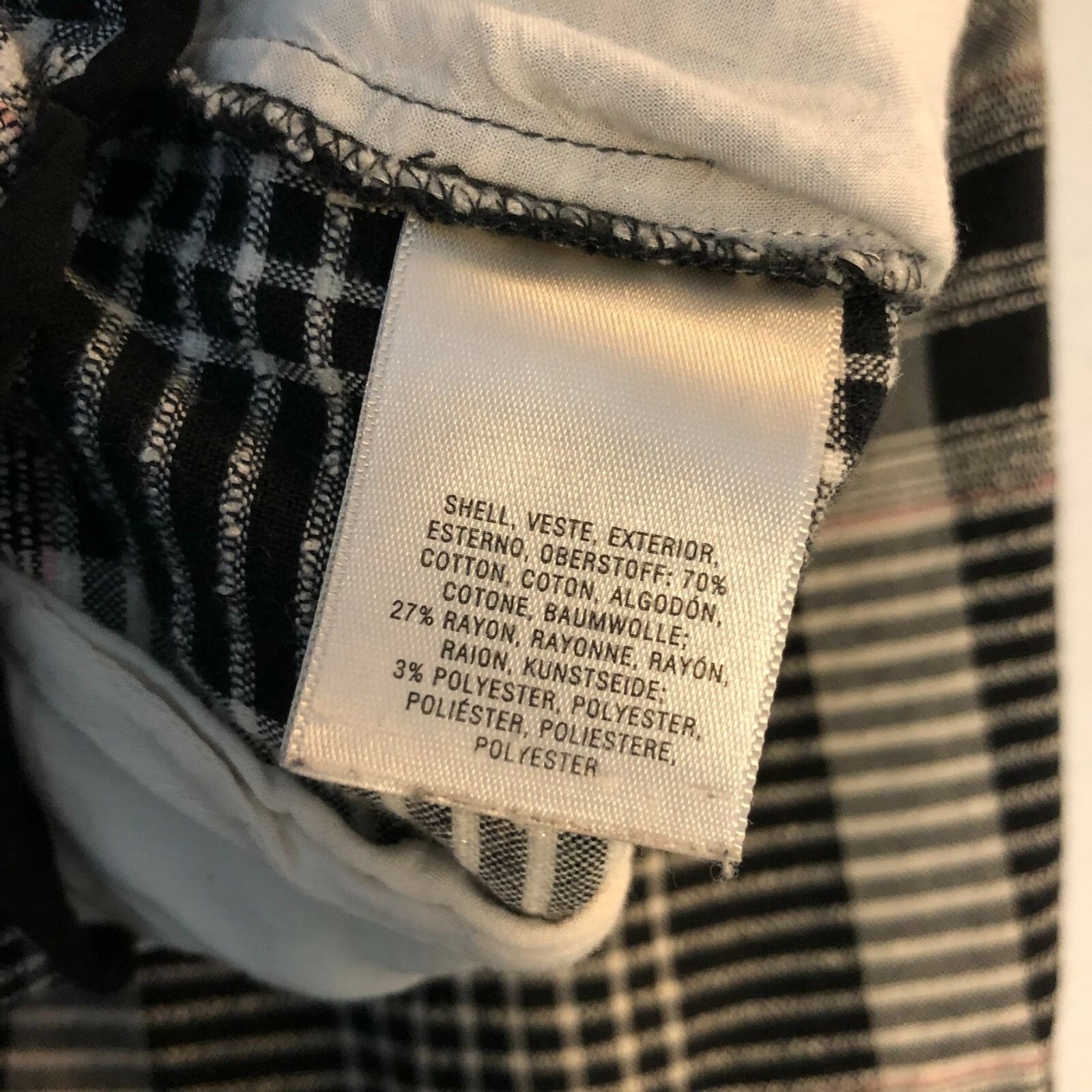 Anthropologie ett:twa Anthropologie Womens Crop Pants Wide Leg Plaid Tie W Size 27" / US 4 / IT 40 - 4 Thumbnail