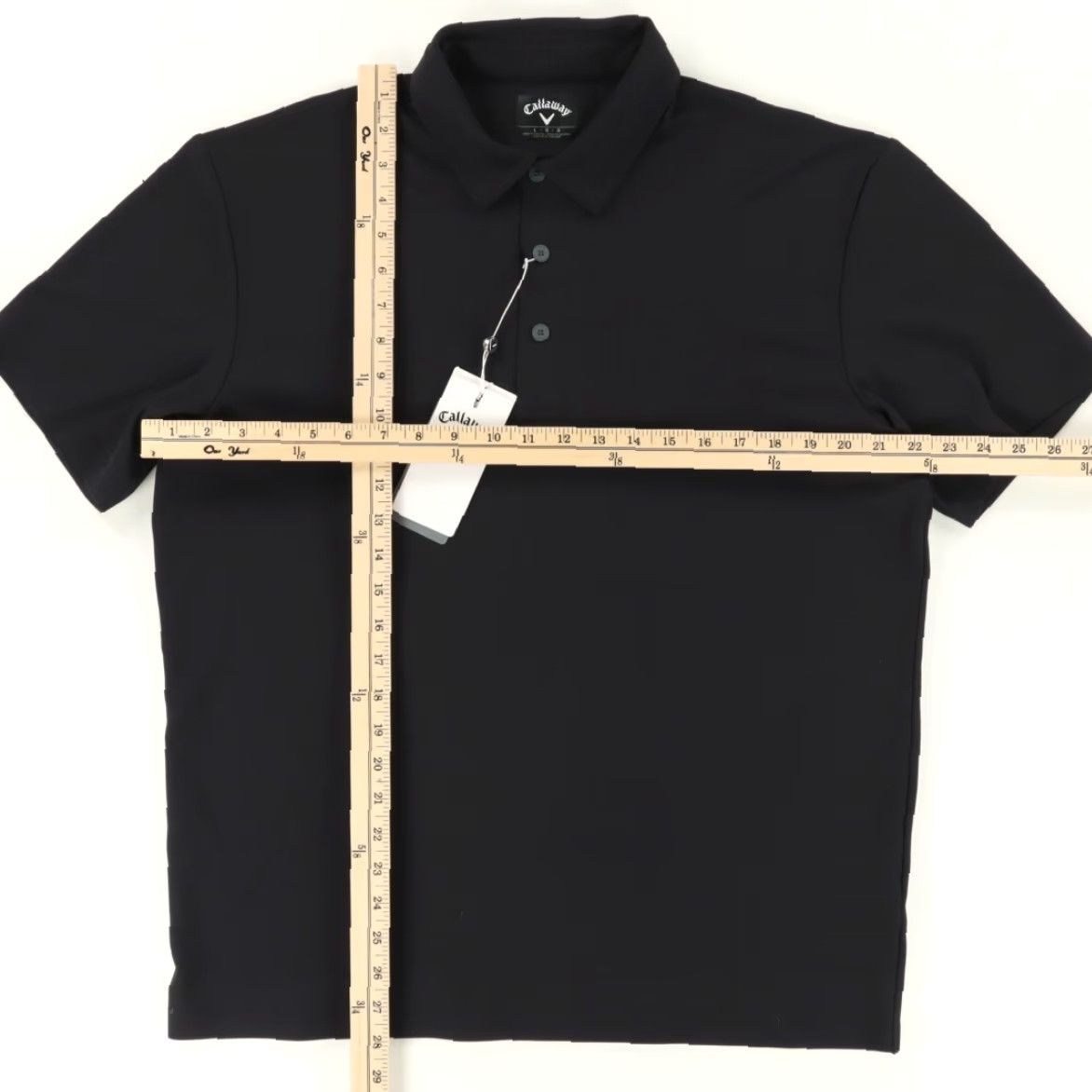 Callaway Callaway Tour Authentic Polyester Polo Shirt Black Men's L Shirt Size US L / EU 52-54 / 3 - 3 Thumbnail