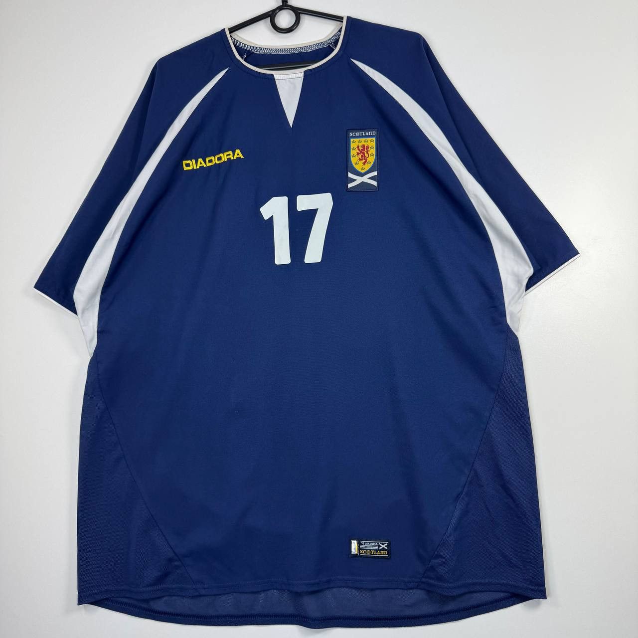 Diadora Diadora Scotland NT #17 Football Soccer Jersey Mens Size XL Size US XL / EU 56 / 4 - 1 Thumbnail